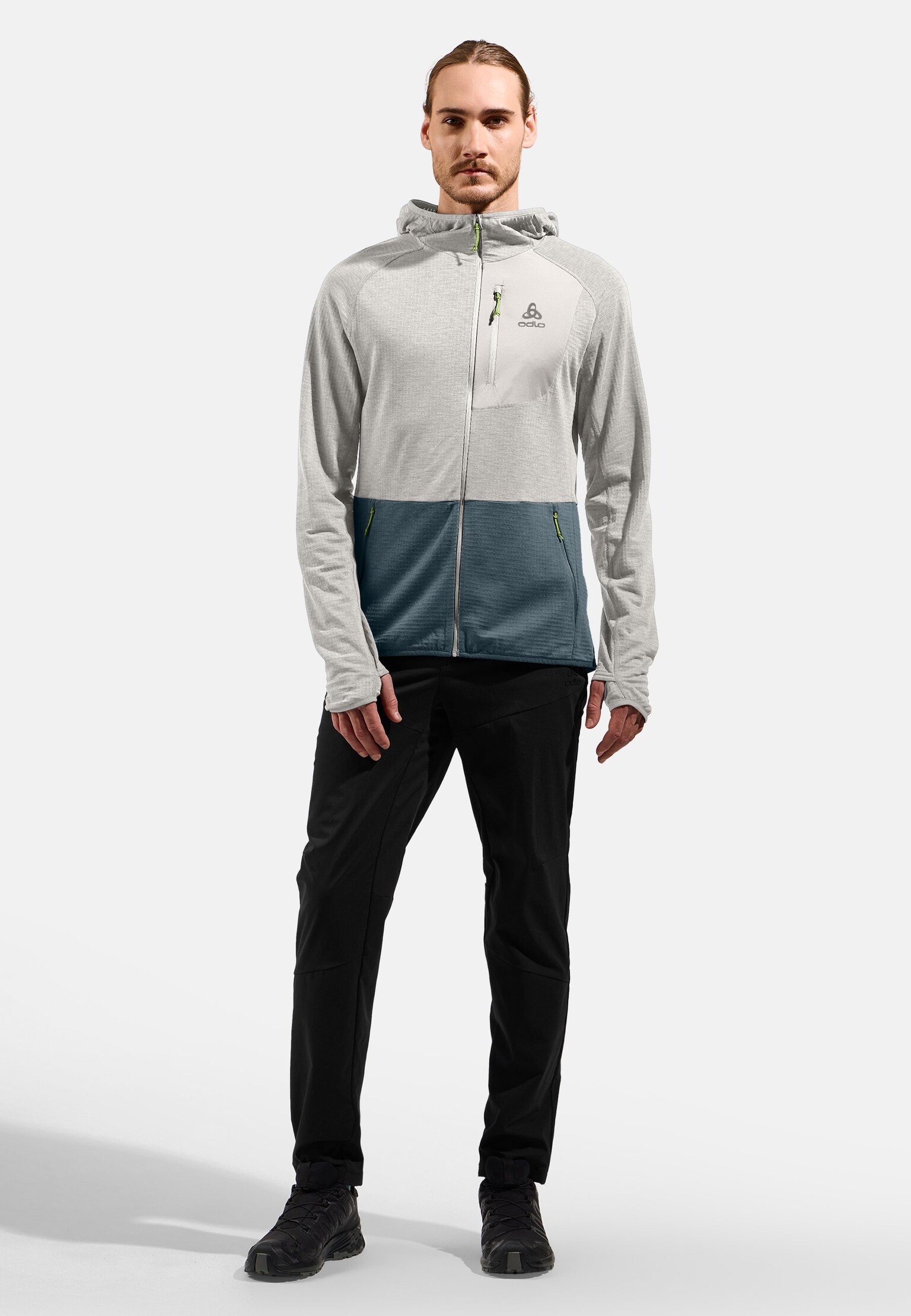 The Ascent mid layer hooded zip