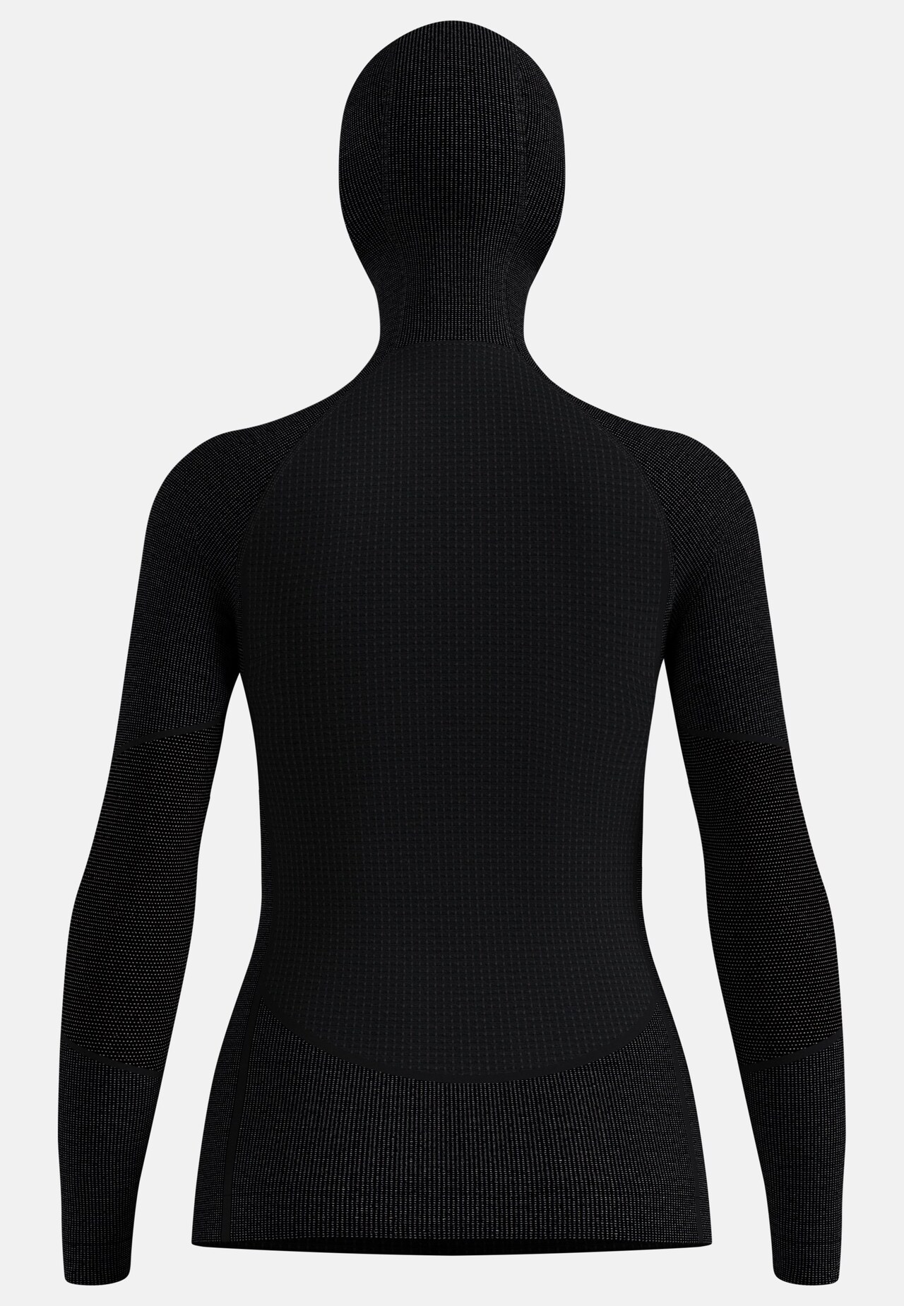 Seamless Performance Wool base layer top with facemask