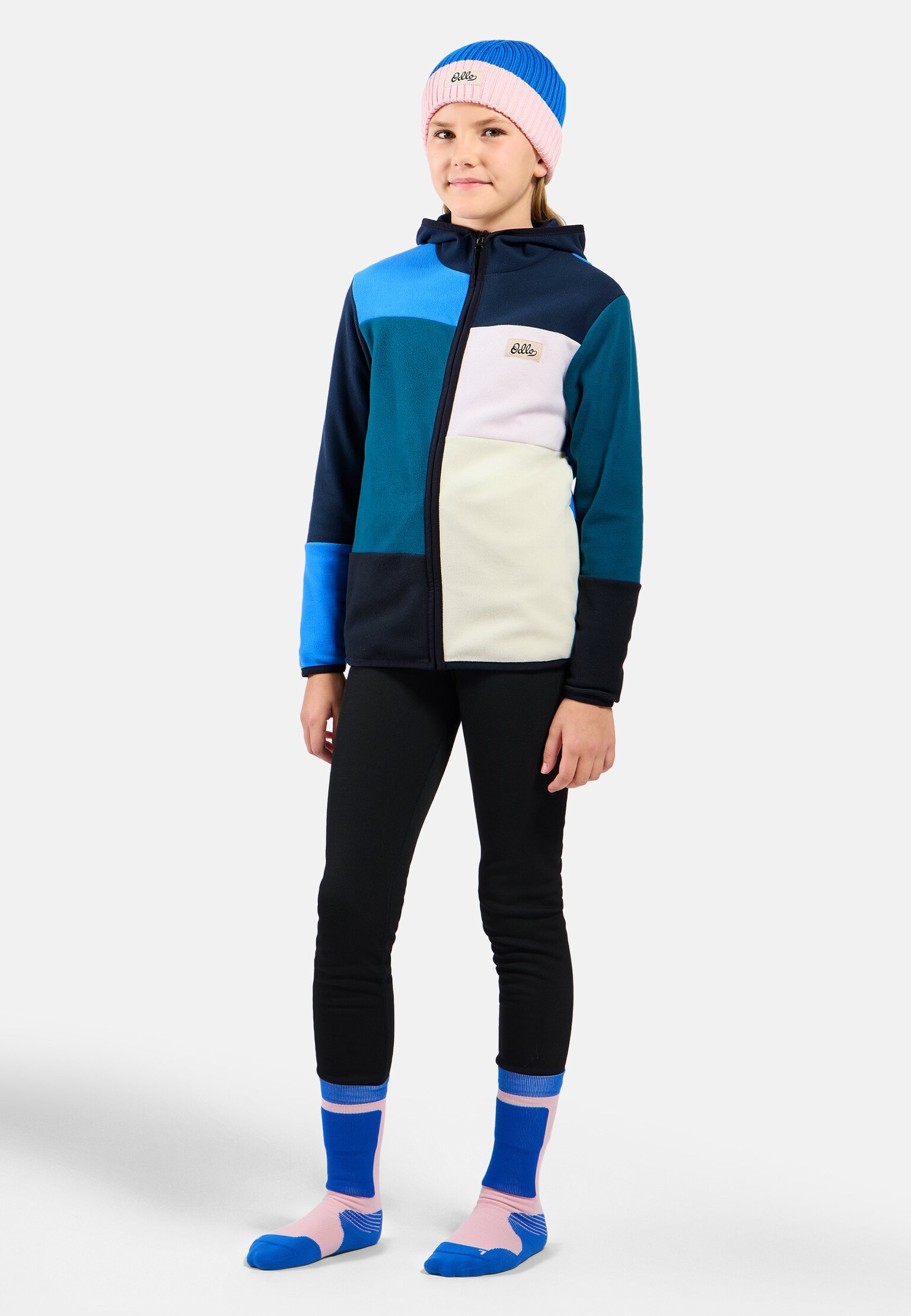 Classic Fleece Hoody Kids Løpe Hettegenser Full-Zip