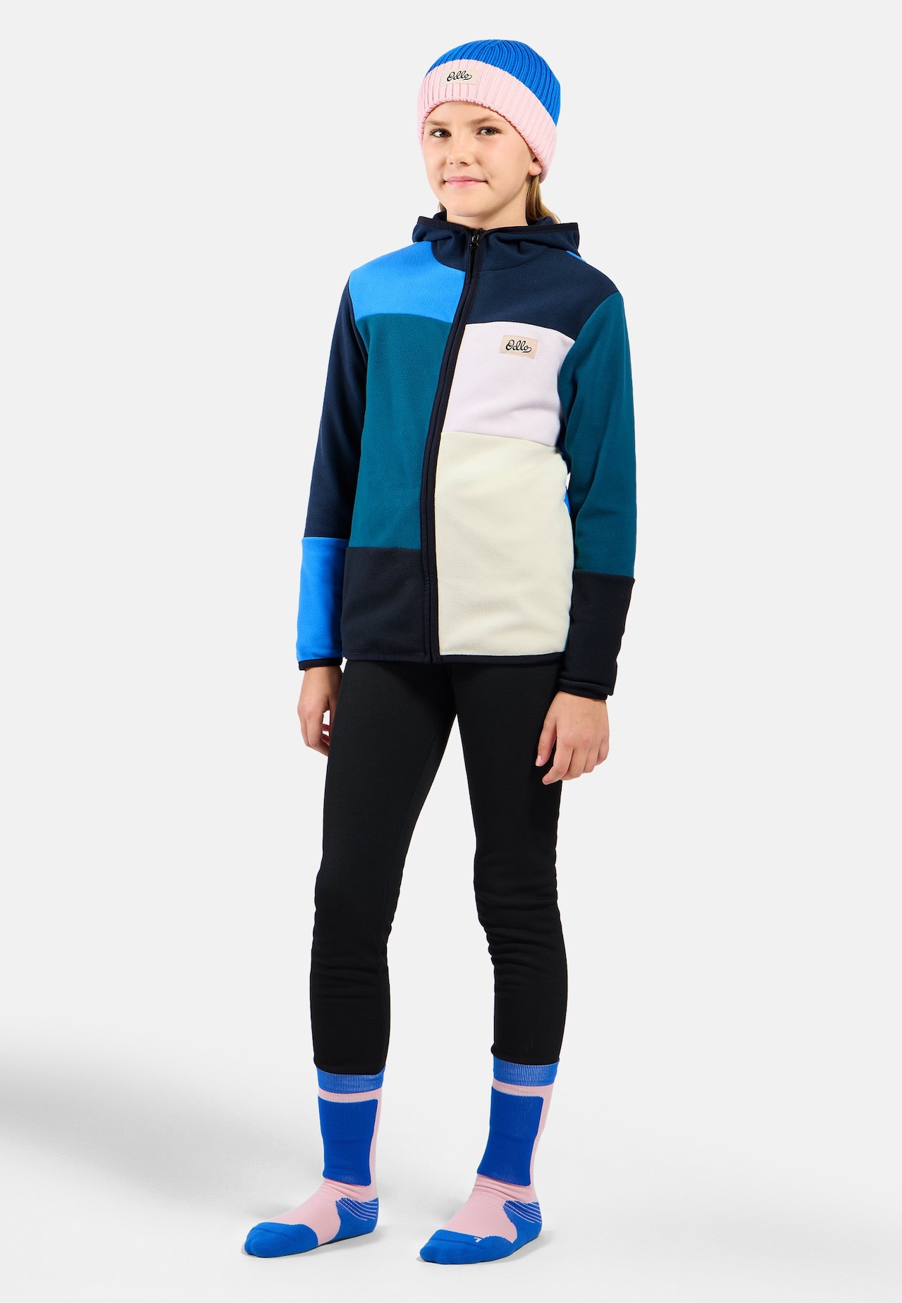 Haut à capuche Classic Fleece pour enfant zippé