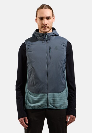 The Ascent wool insulated hybrid vest