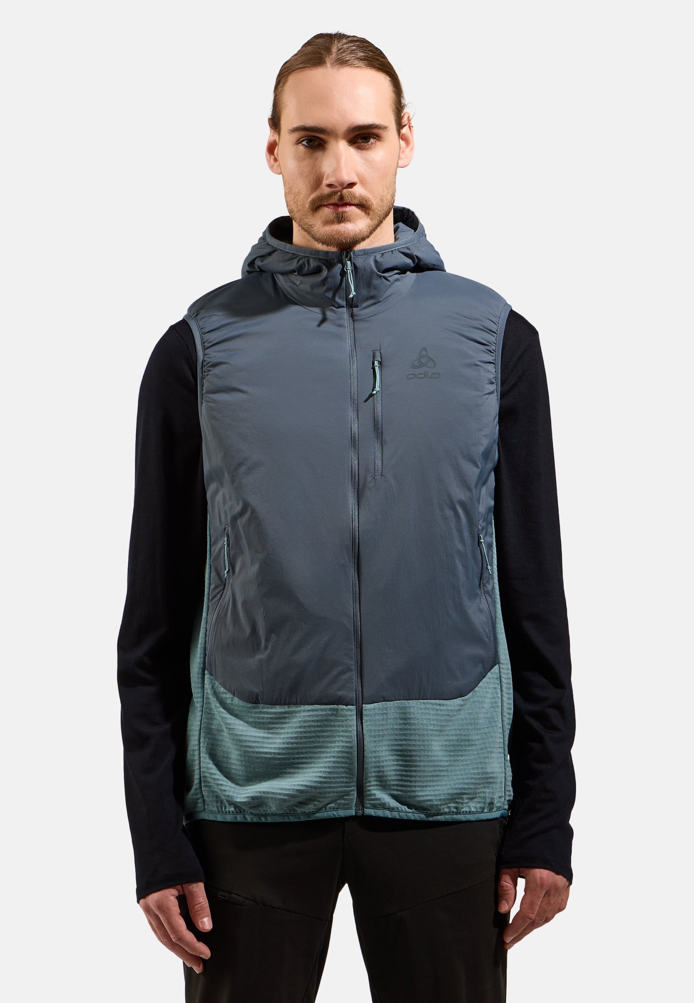 Odlo Ascent Hybrid Isolationsweste für Herren - Wandern - grün, M