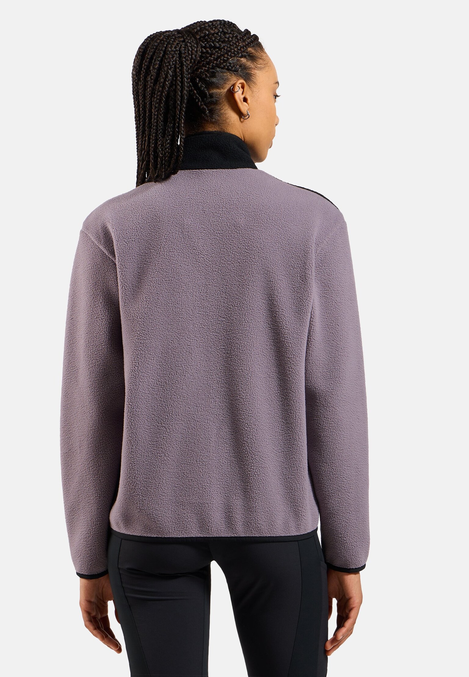 The Essentials high-pile full-zip mid layer