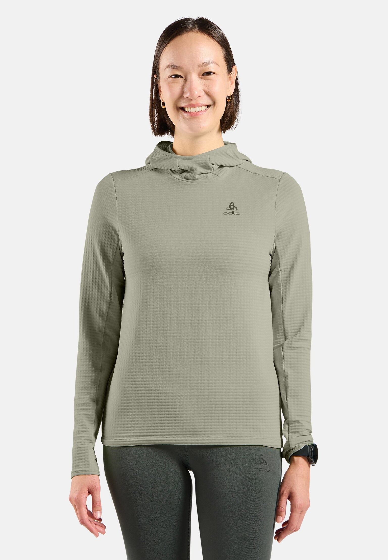 Felpa Con Cappuccio Da Running Essential Thermal