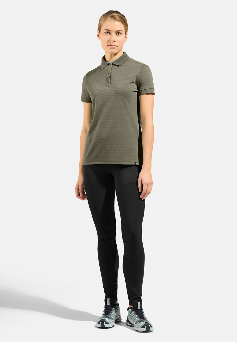 The Ascent natural polo shirt