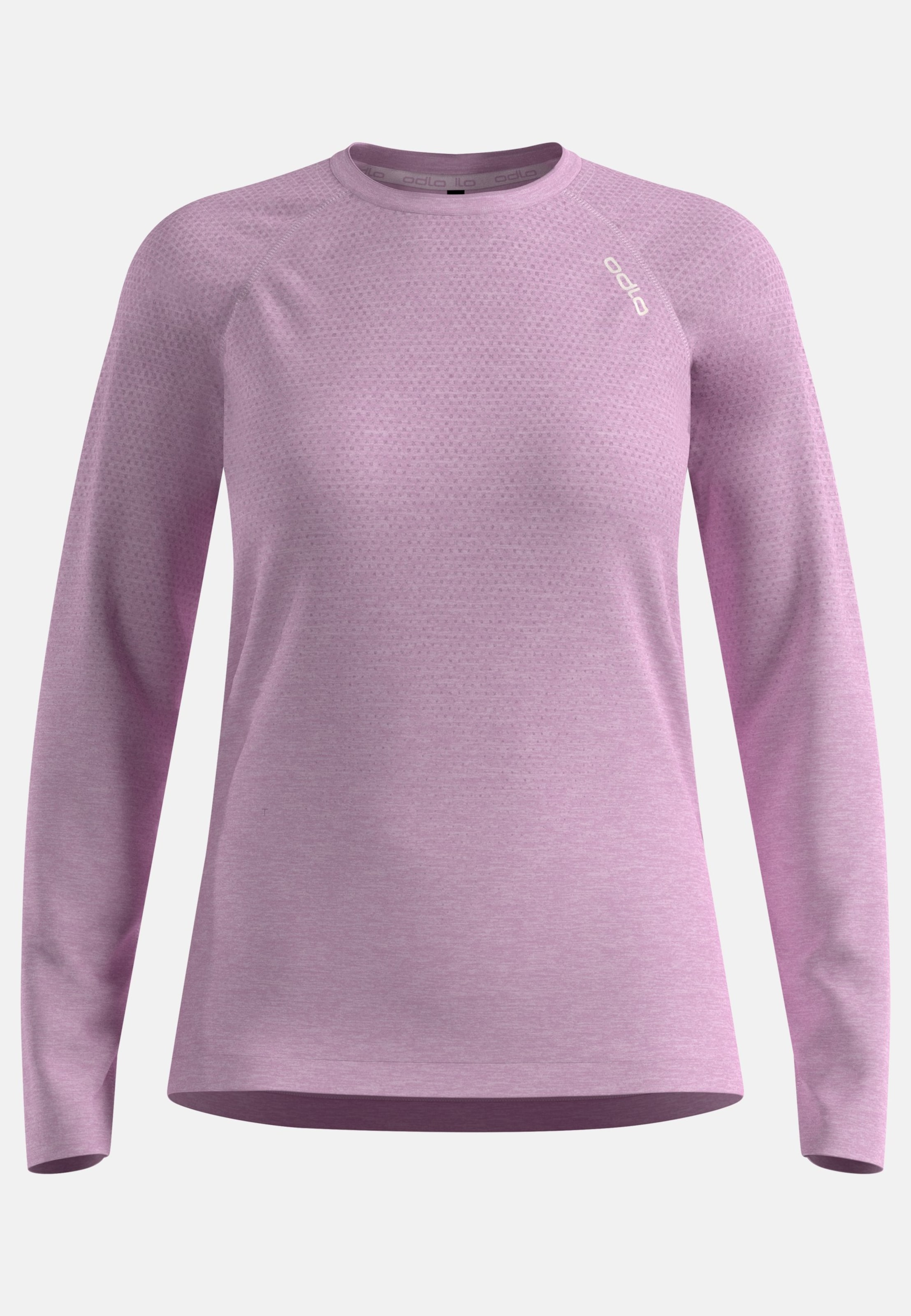 Odlo Essential Seamless Langarm-Laufshirt für Damen - Training, Running - lila, XS