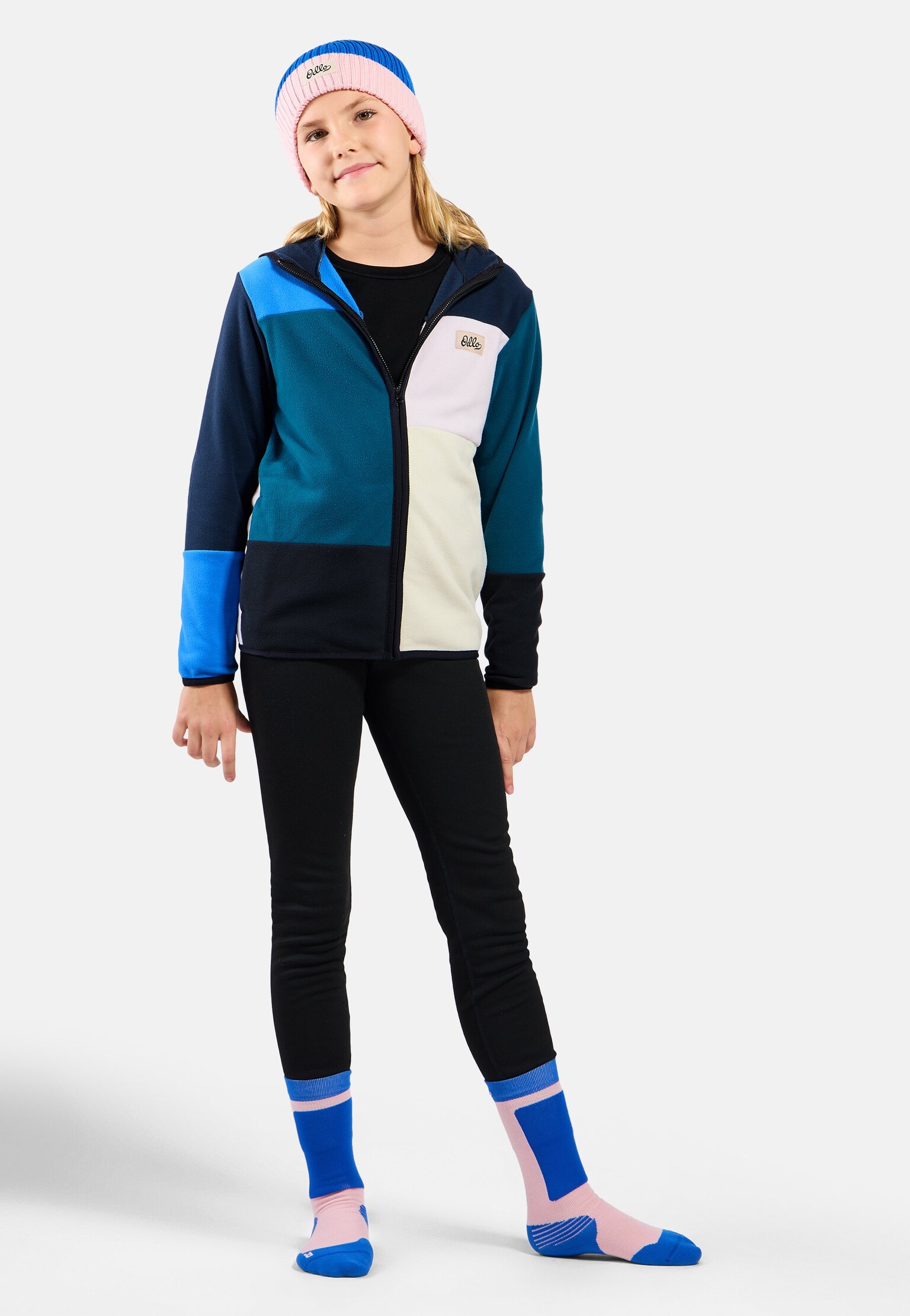 Classic Fleece Hoody Kids Løpe Hettegenser Full-Zip