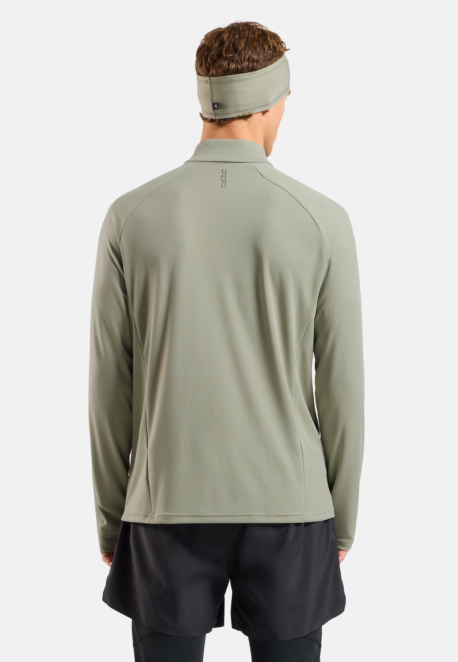 Mid layer running Essentials Ceramiwarm con mezza zip