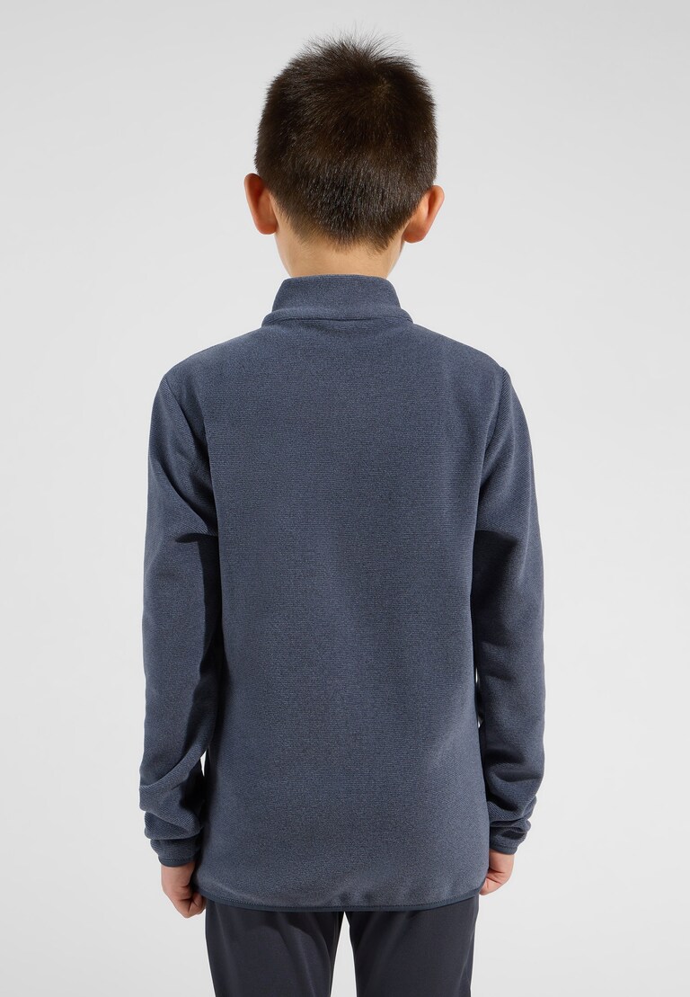 The Roy kids' stripe half-zip mid layer
