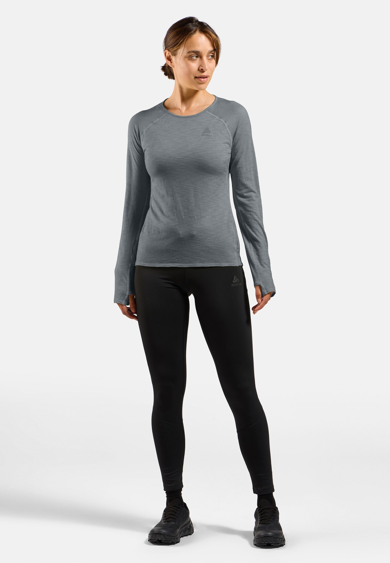 T-shirt da trail running a maniche lunghe X-Alp Performance Wool 115