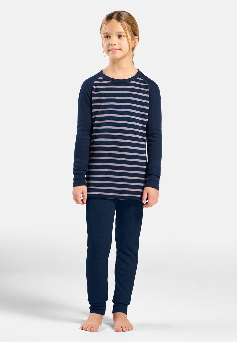 The Active Warm Kids' Stripes Base Layer Top
