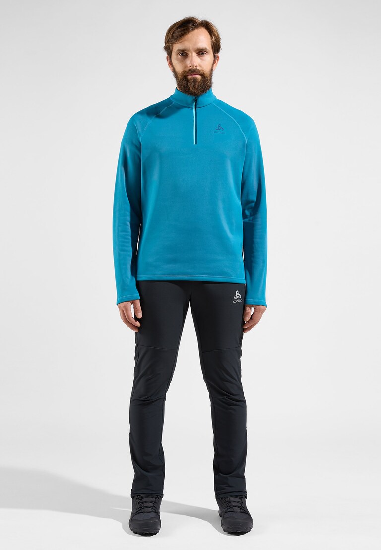 The Besso long sleeve half-zip mid layer