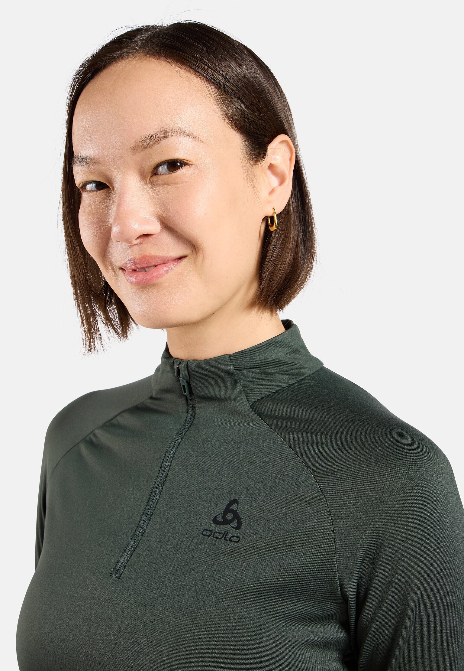 The Essentials Light half-zip mid layer