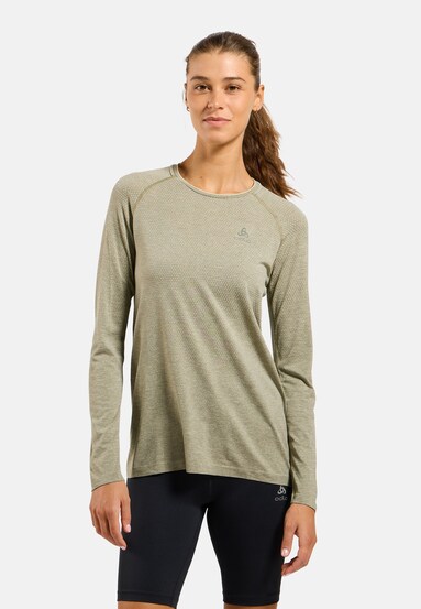 Essentials Seamless Langarm-Laufshirt