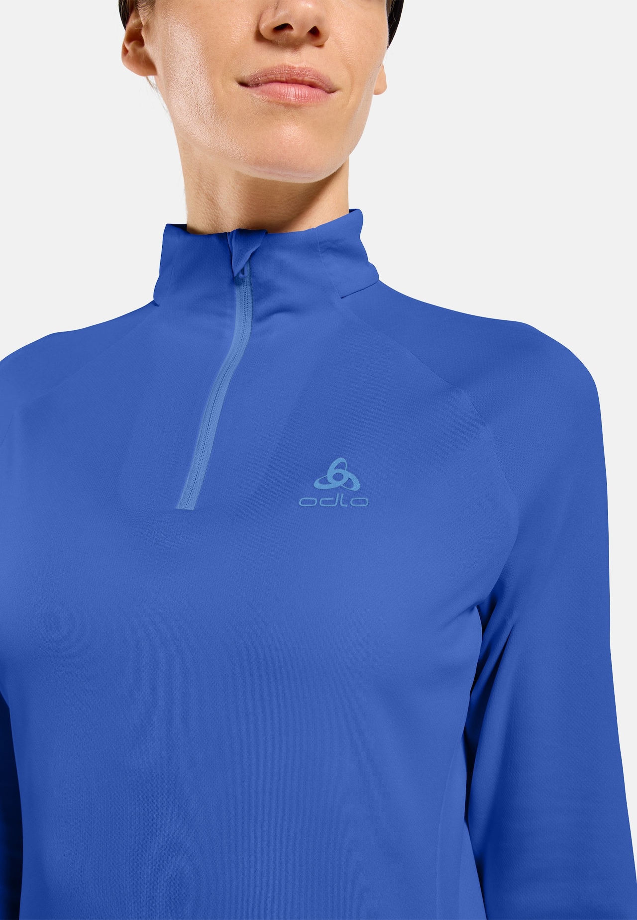 Felpa da running Essential a mezza zip
