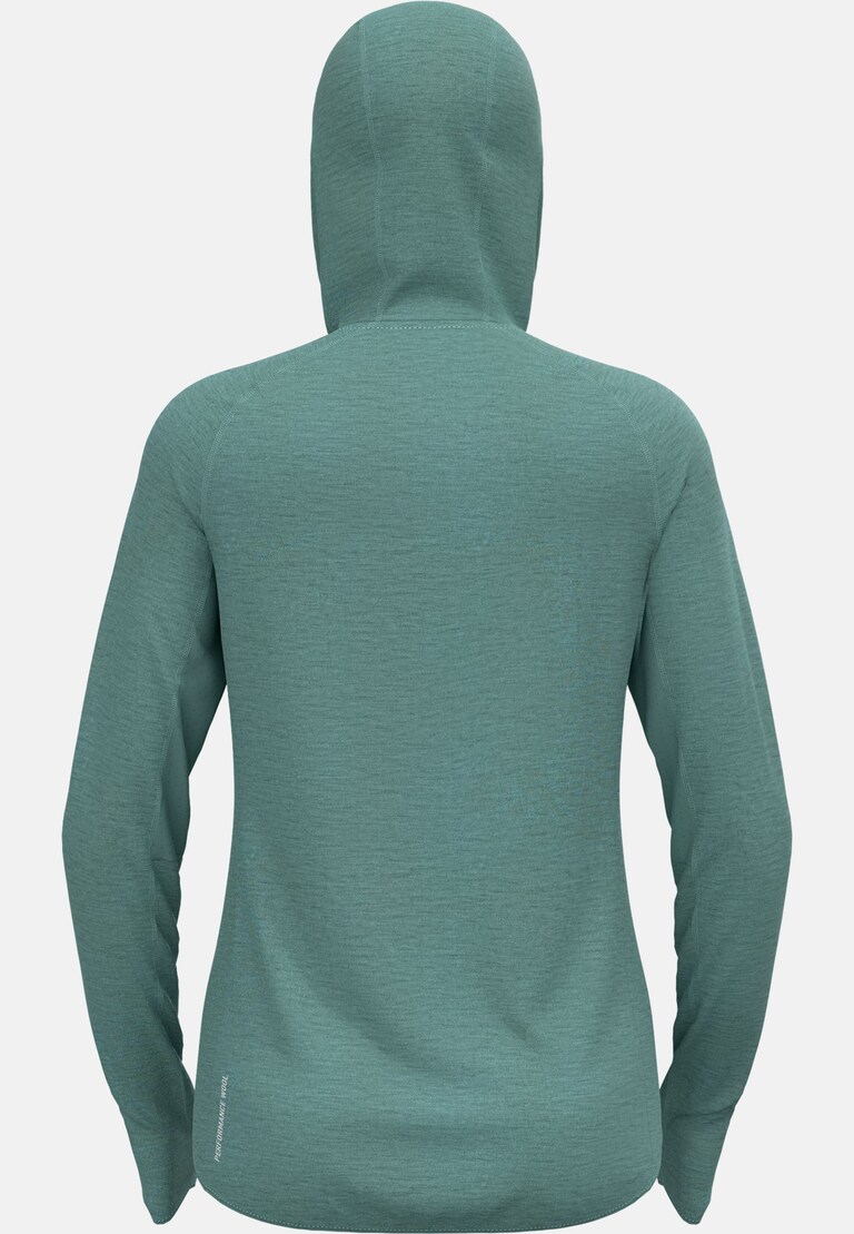 The Ascent Performance Wool 125 micro mid layer hooded zip