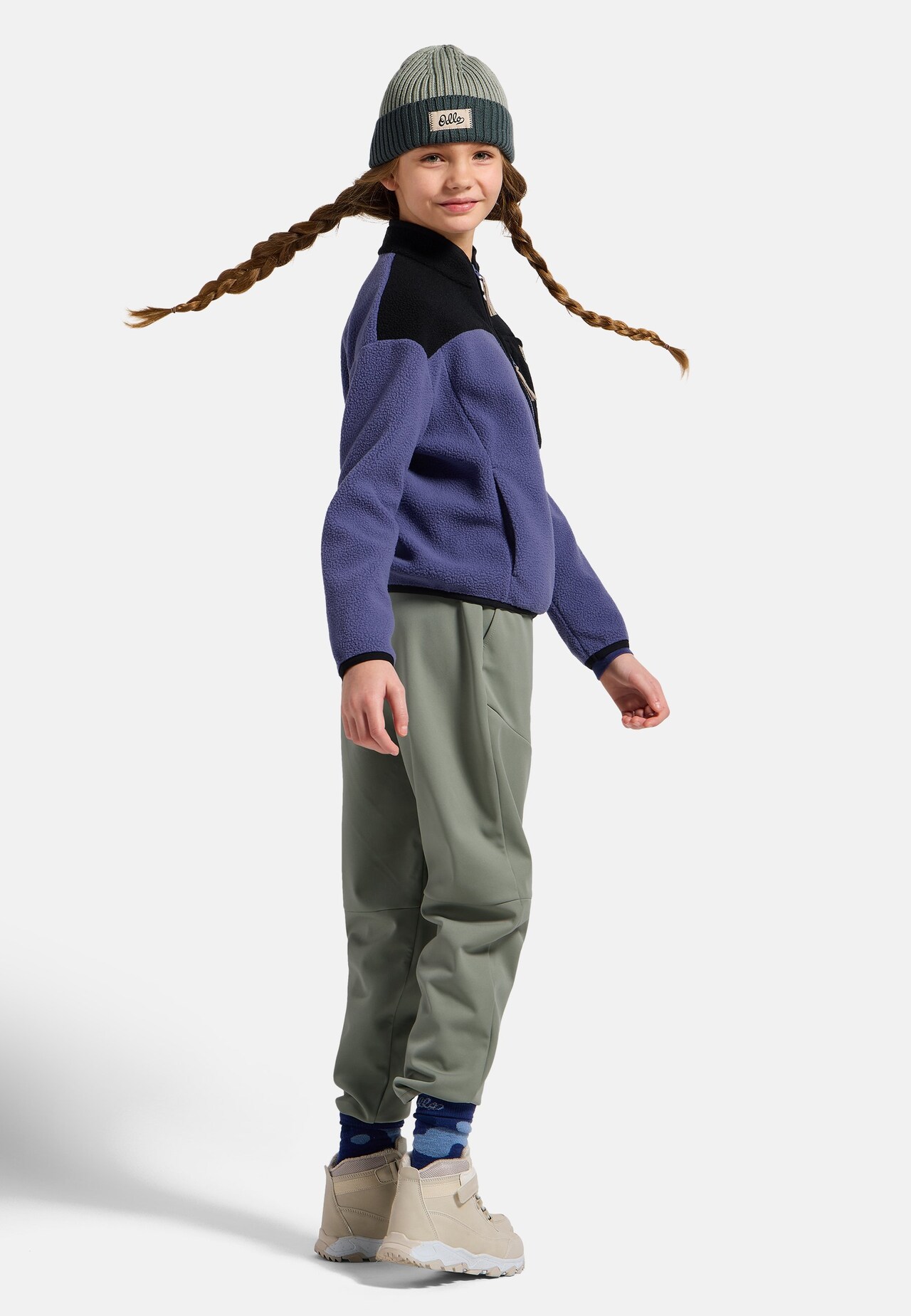 Kids High Pile Full-Zip Mid Layer