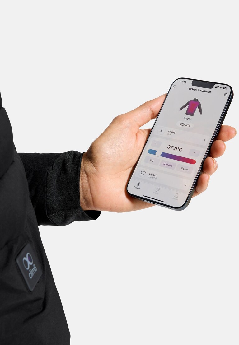 The I-Thermic X-Warm jacket  + rechargeable battery