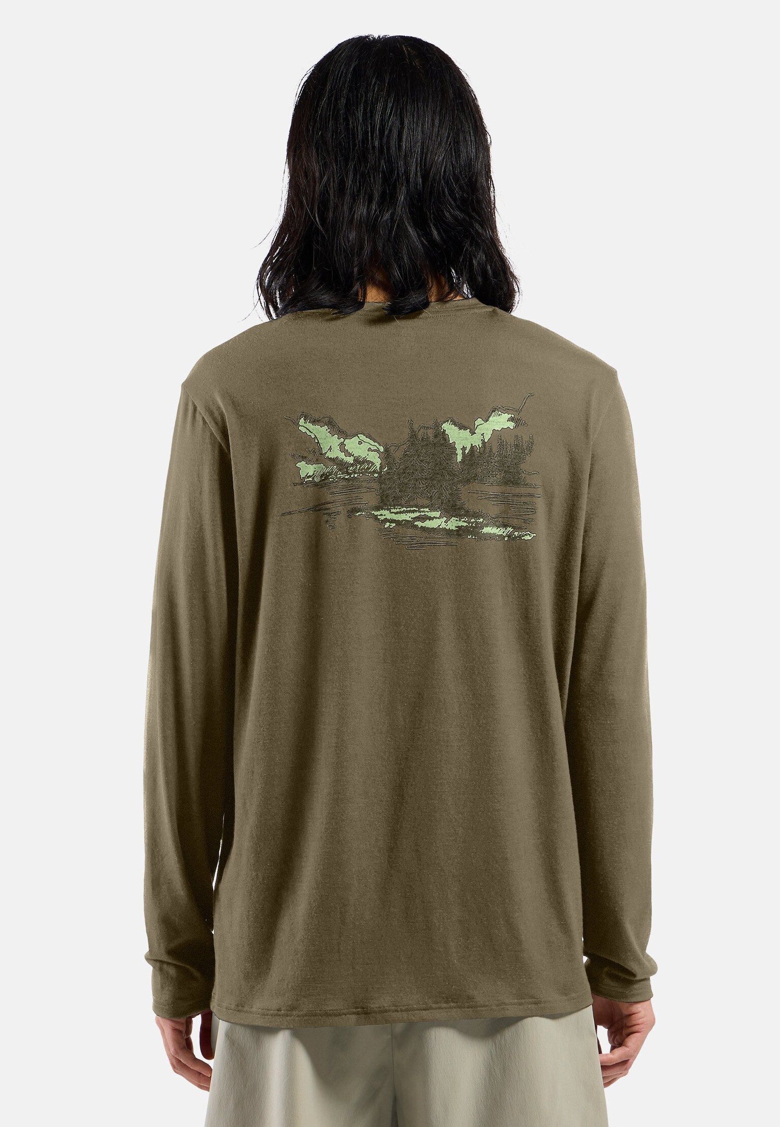 Ascent Merino 160 Langarmshirt mit TMOT-Print