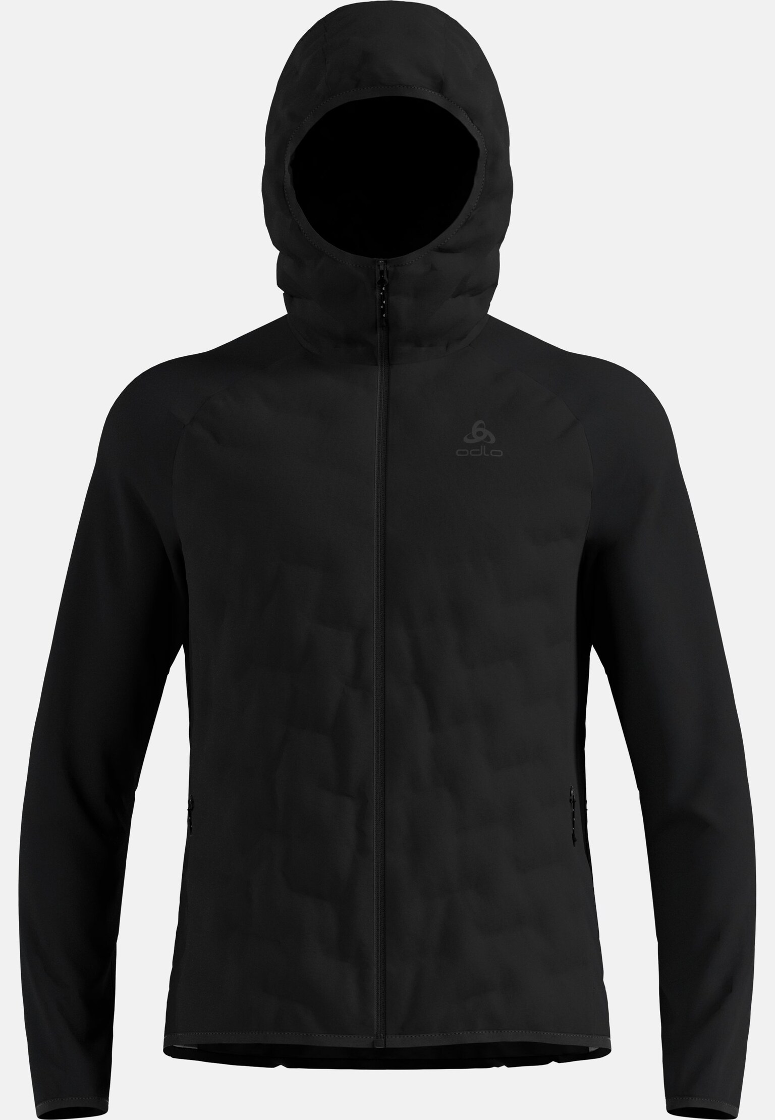 The Zeroweight Insulator hybrid mid layer hooded zip