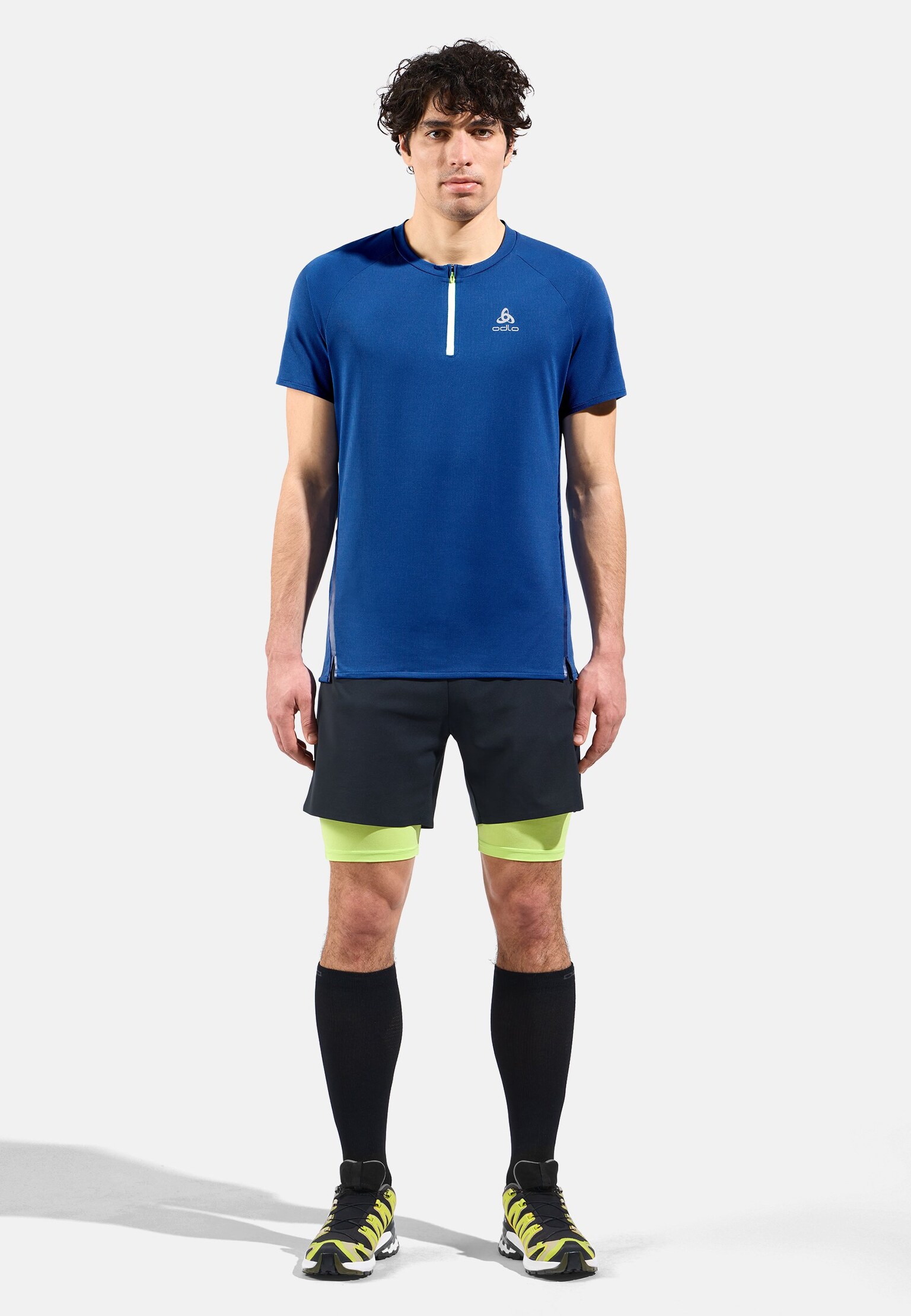 T-shirt de running à ½ zip X-Alp