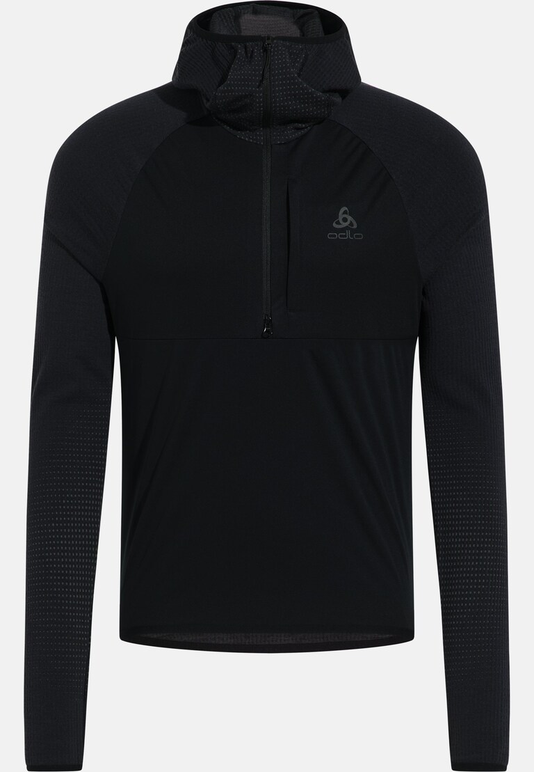 The Zeroweight Pro Performance Wool windproof seamless hooded mid layer