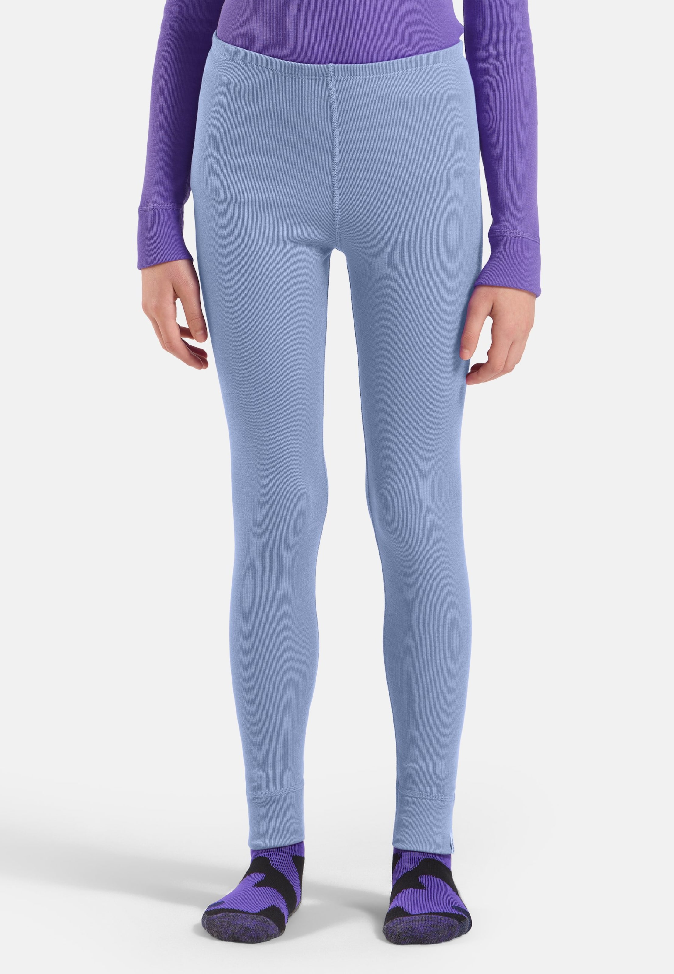 Odlo Active Warm Base-Layer-Tights für Kinder, 152, blau