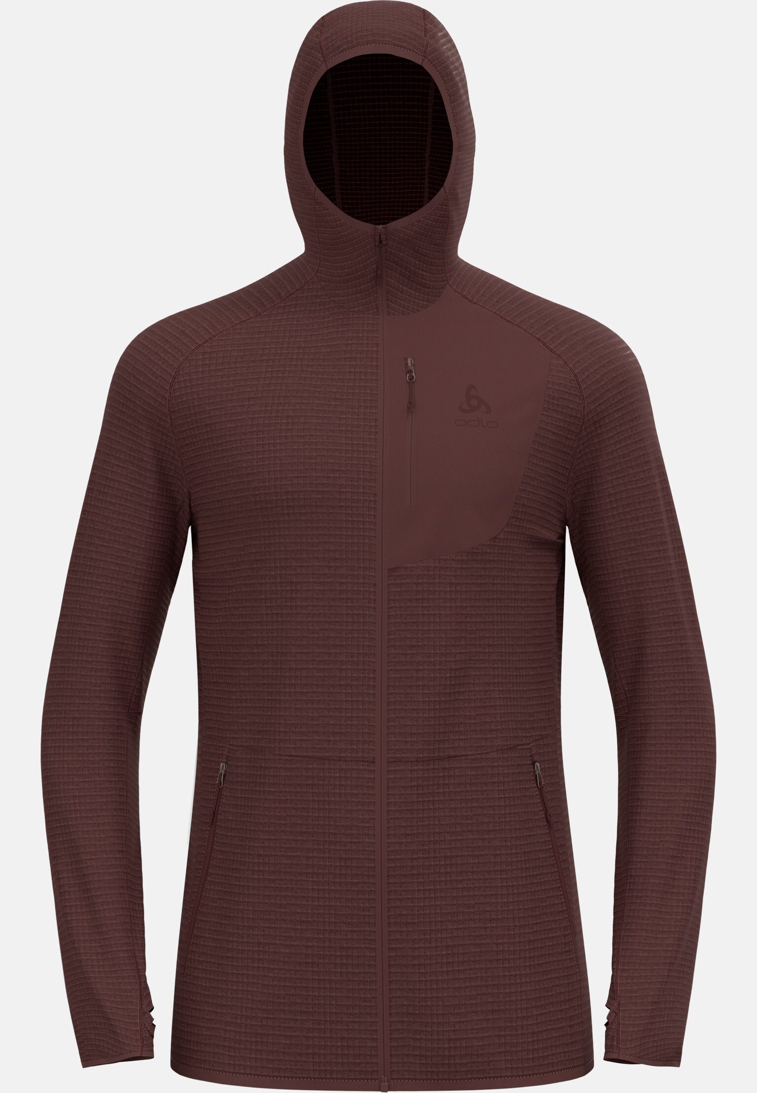 Ascent Mid Layer mit Kapuze und Reissverschluss