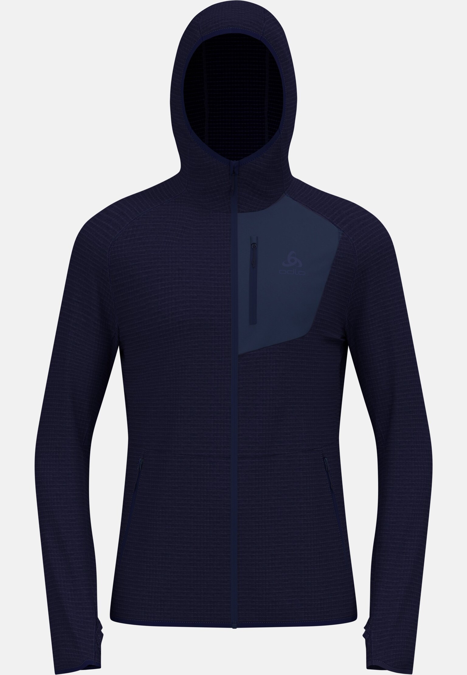 Ascent Mid Layer mit Kapuze und Reissverschluss
