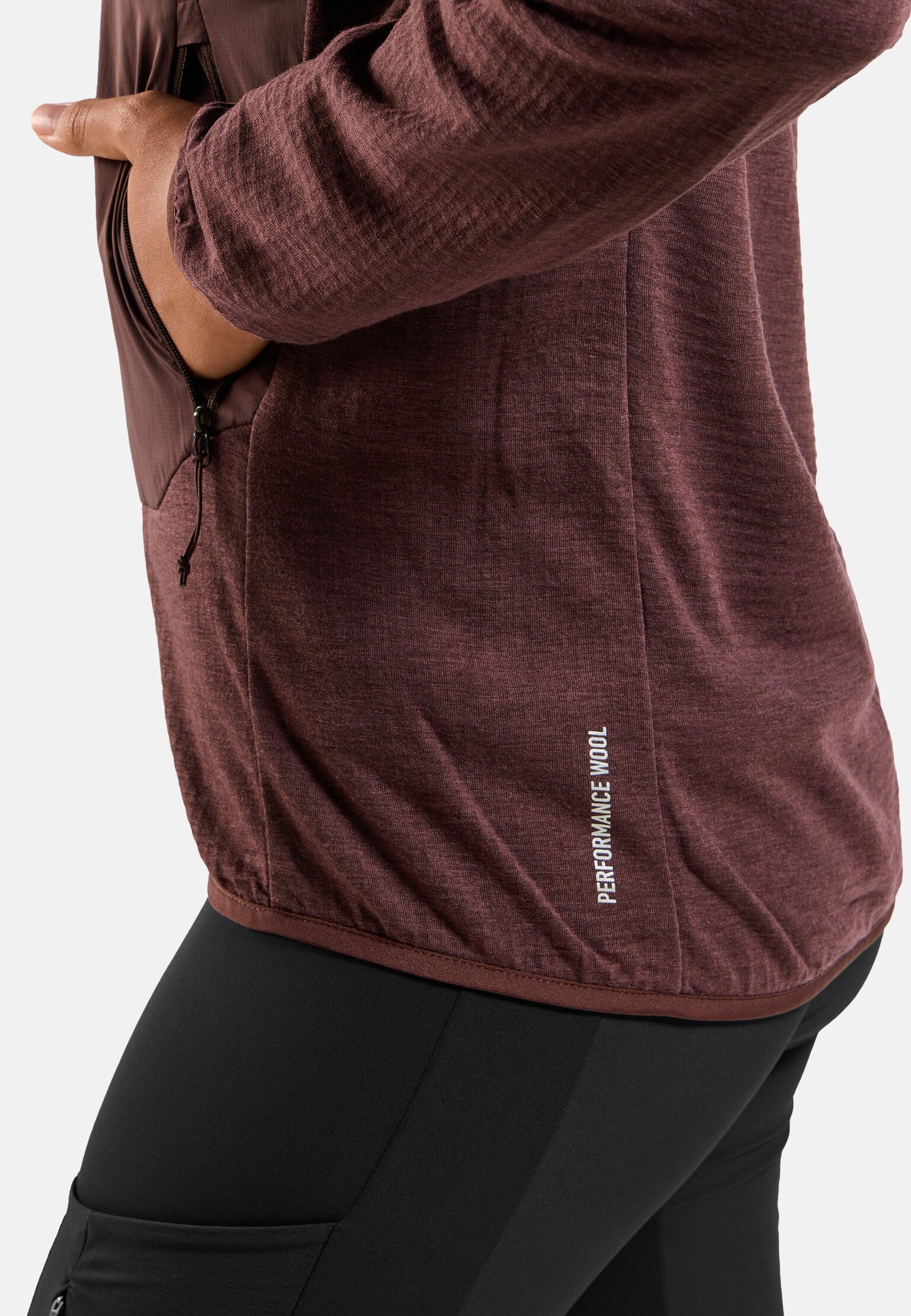 Veste hybride isolante en laine Ascent