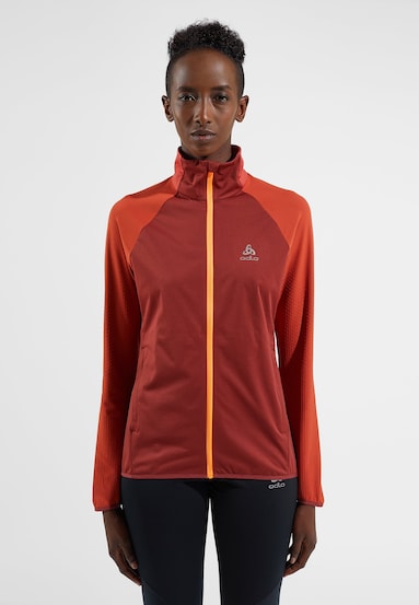 The women's Zeroweight Warm hybrid running jacket