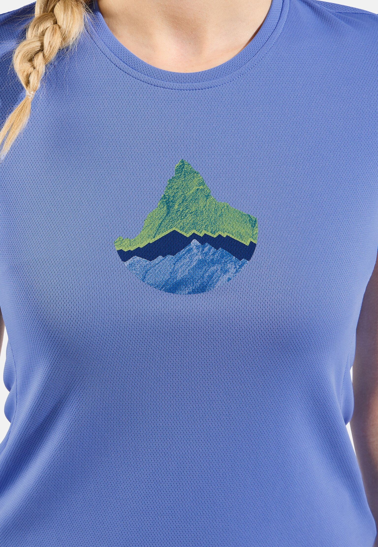 T-shirt F-Dry con stampa montagna