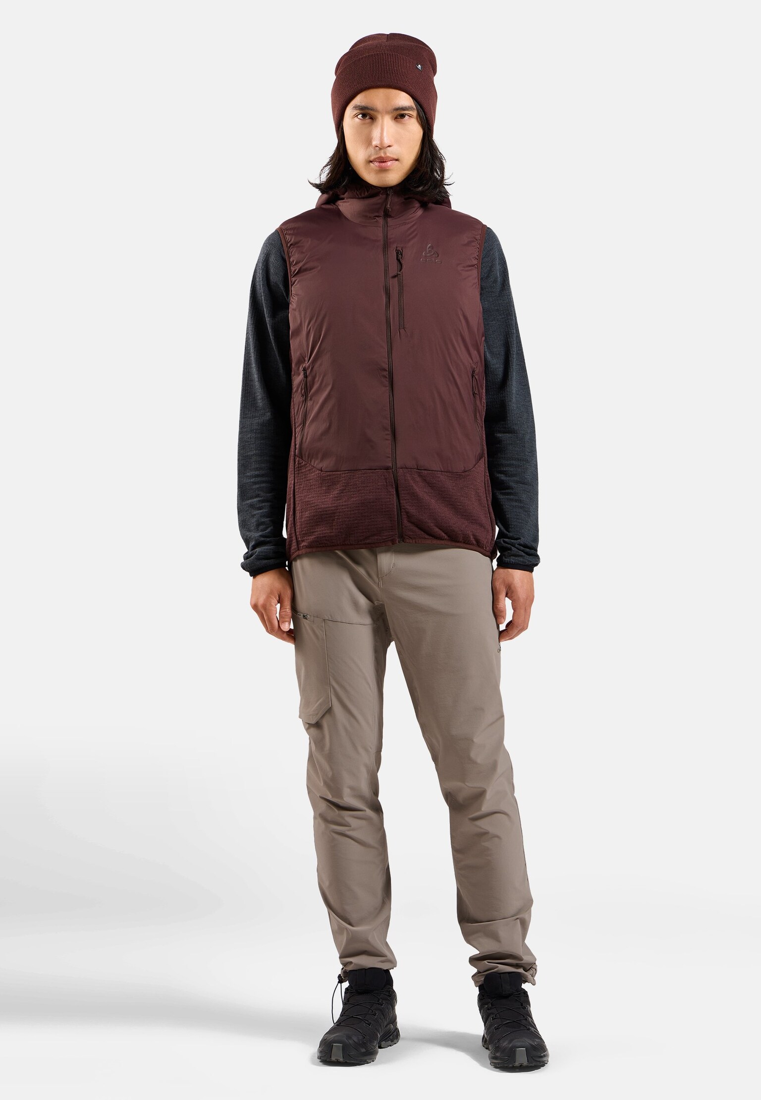 Gilet hybride avec isolation en laine Ascent