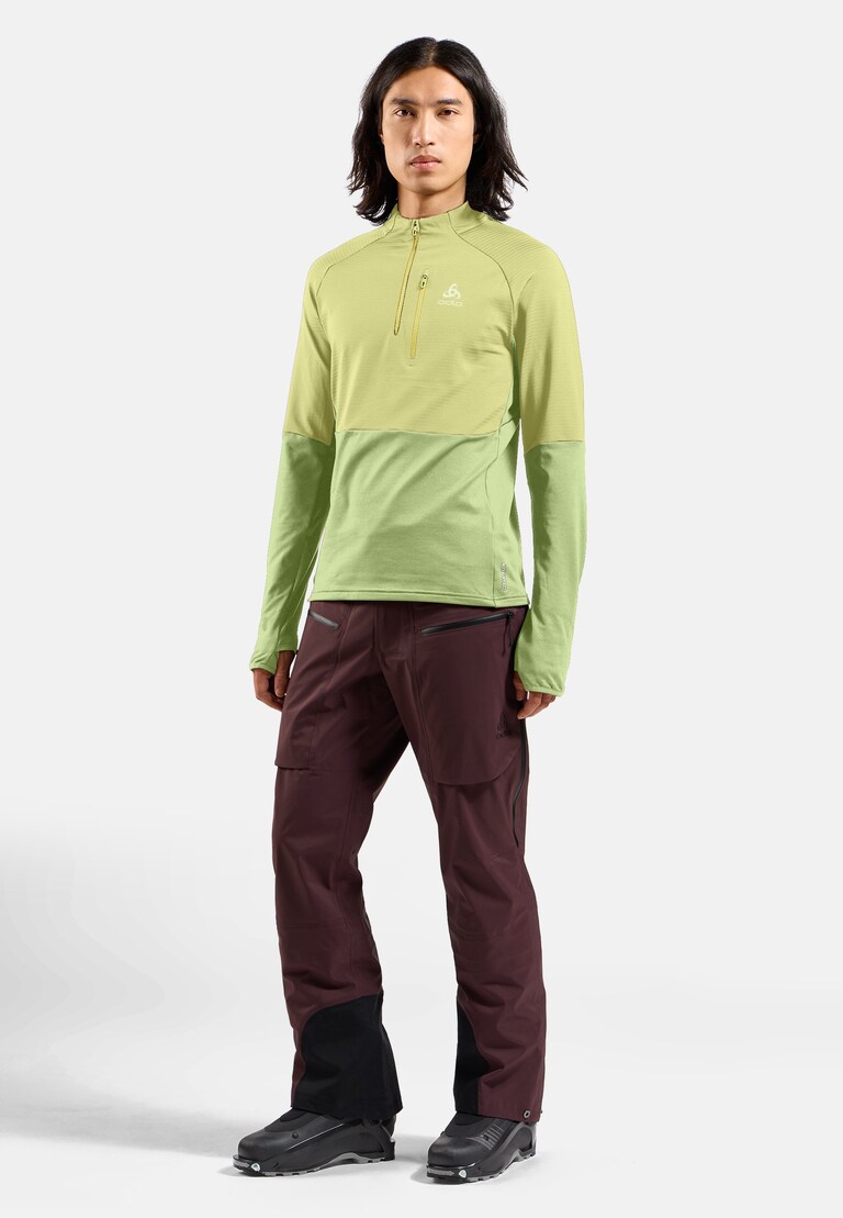 The Descent Ceramiwarm half zip mid layer