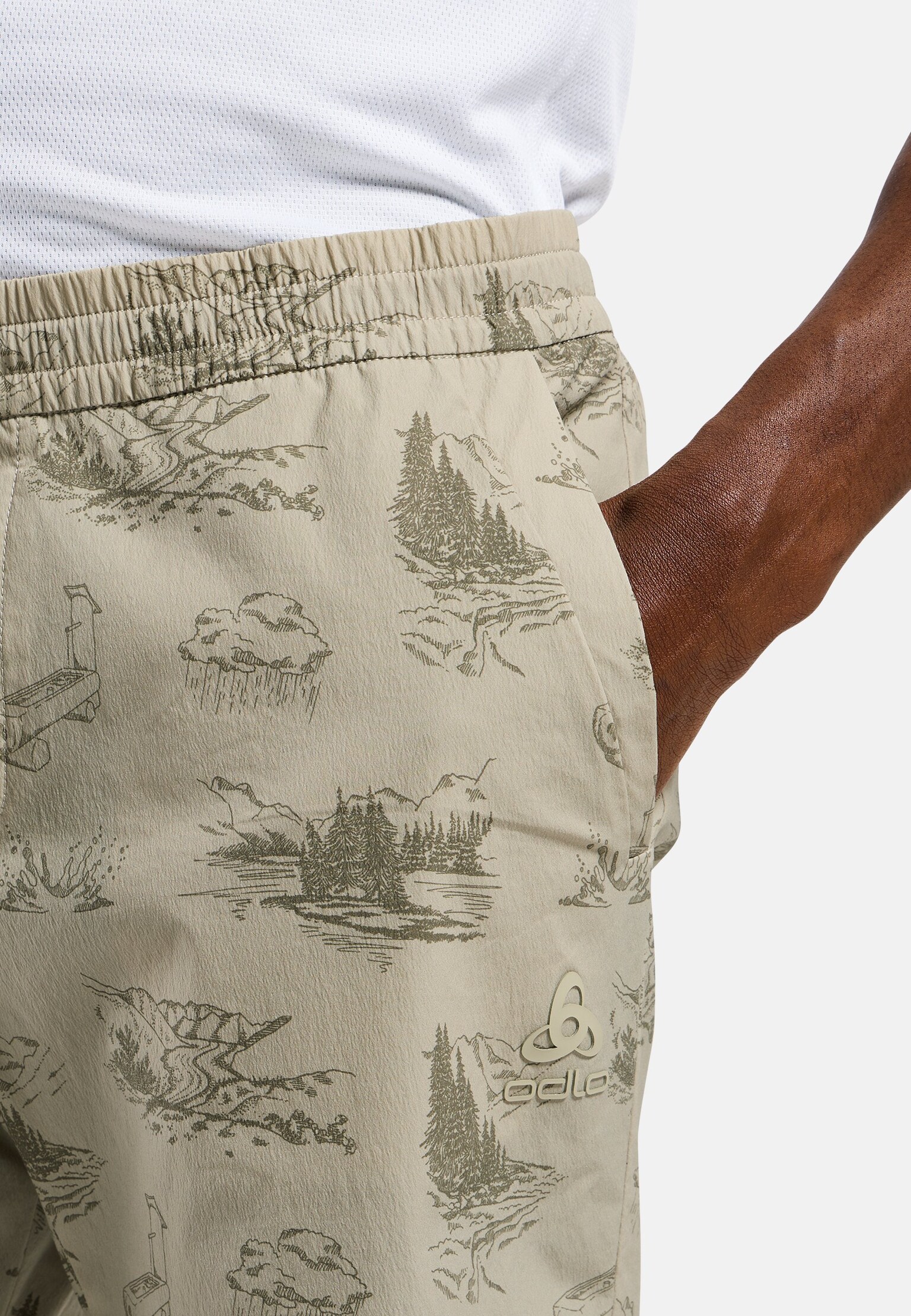 Short de randonnée imprimé Essentials