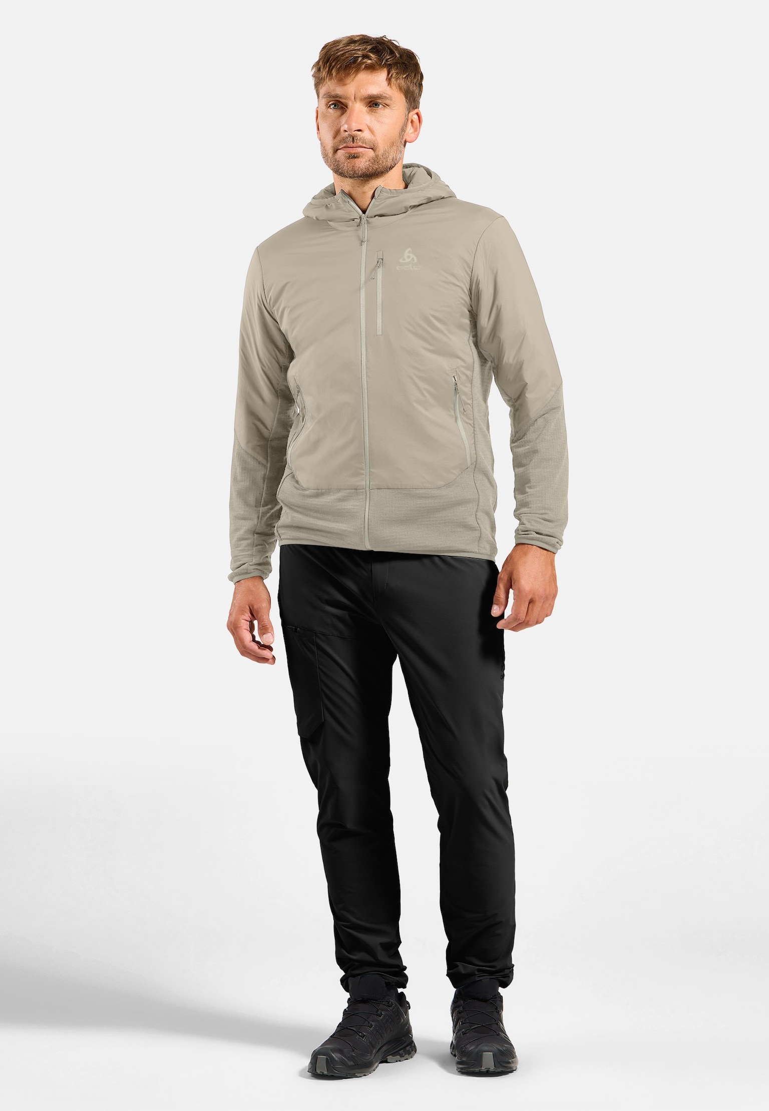 Veste hybride isolante en laine Ascent