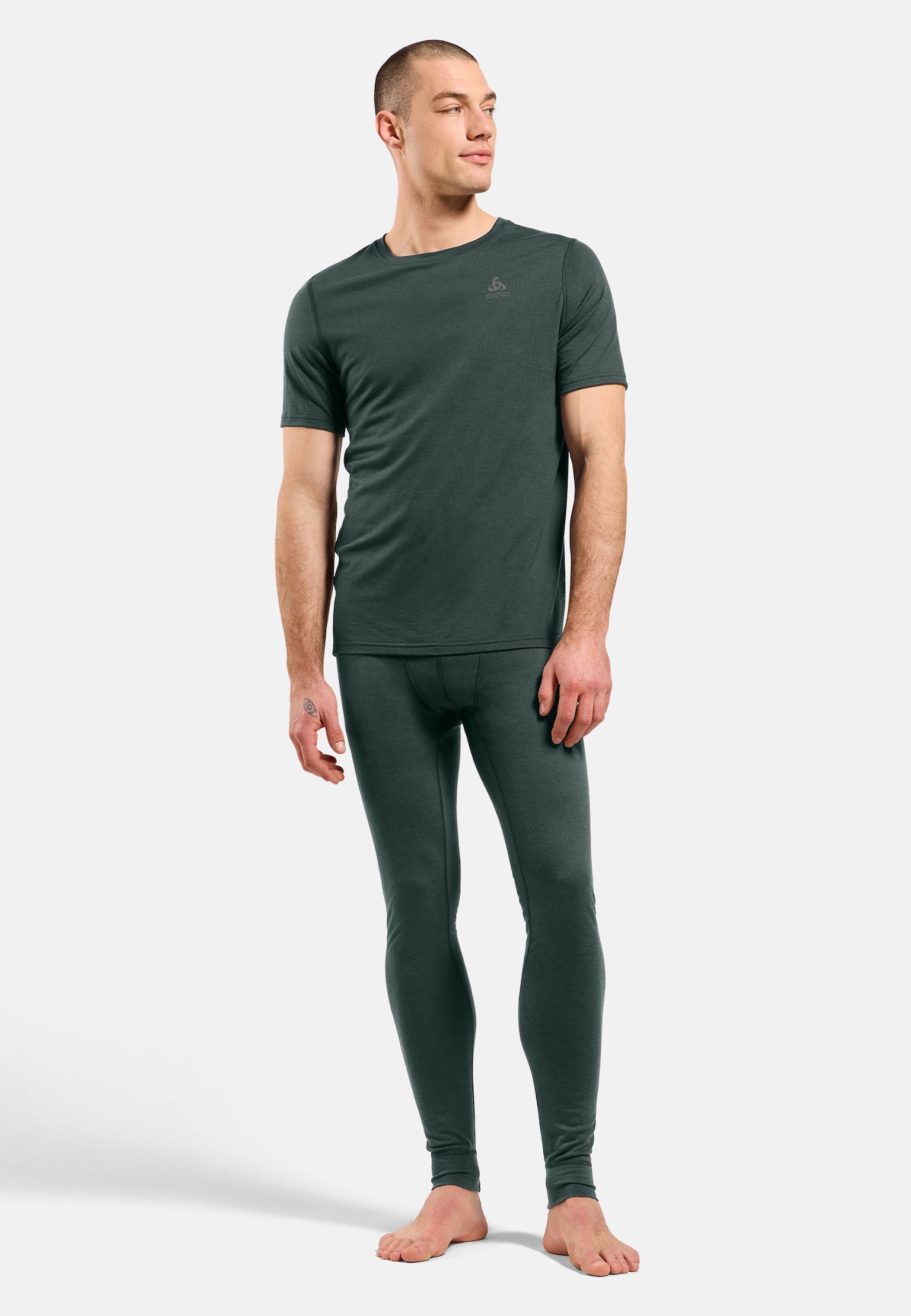 Natural 100% Merino Warm-basislaagbroek voor heren