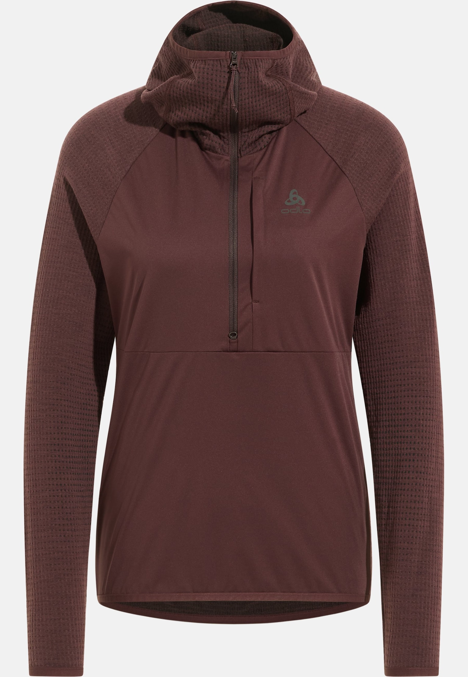 Mid layer con cappuccio antivento senza cuciture Zeroweight Pro Performance Wool