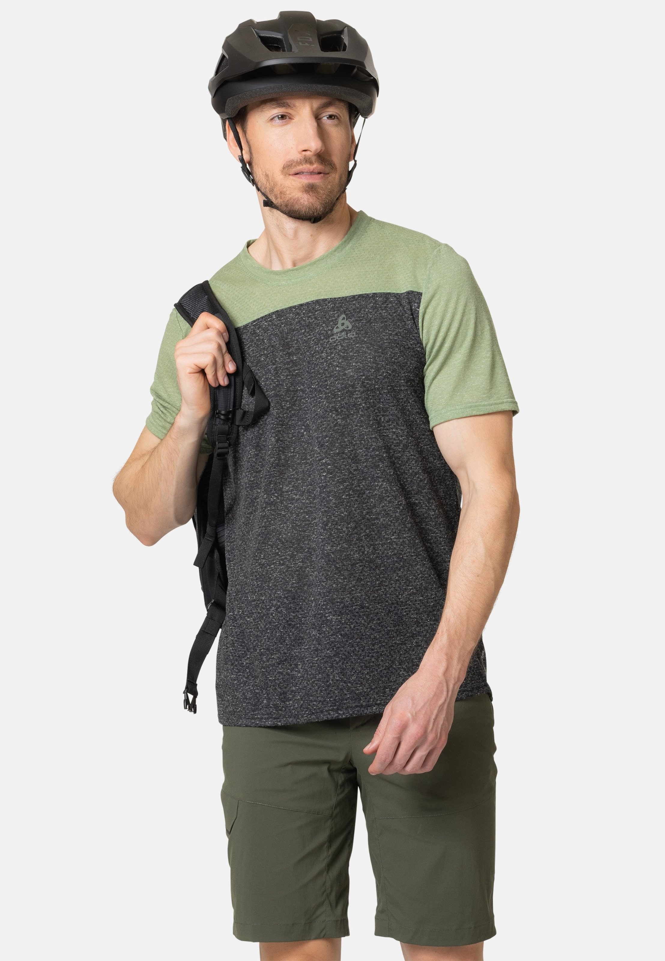 Odlo X-Alp Linencool MTB-Shirt für Herren, S, grün