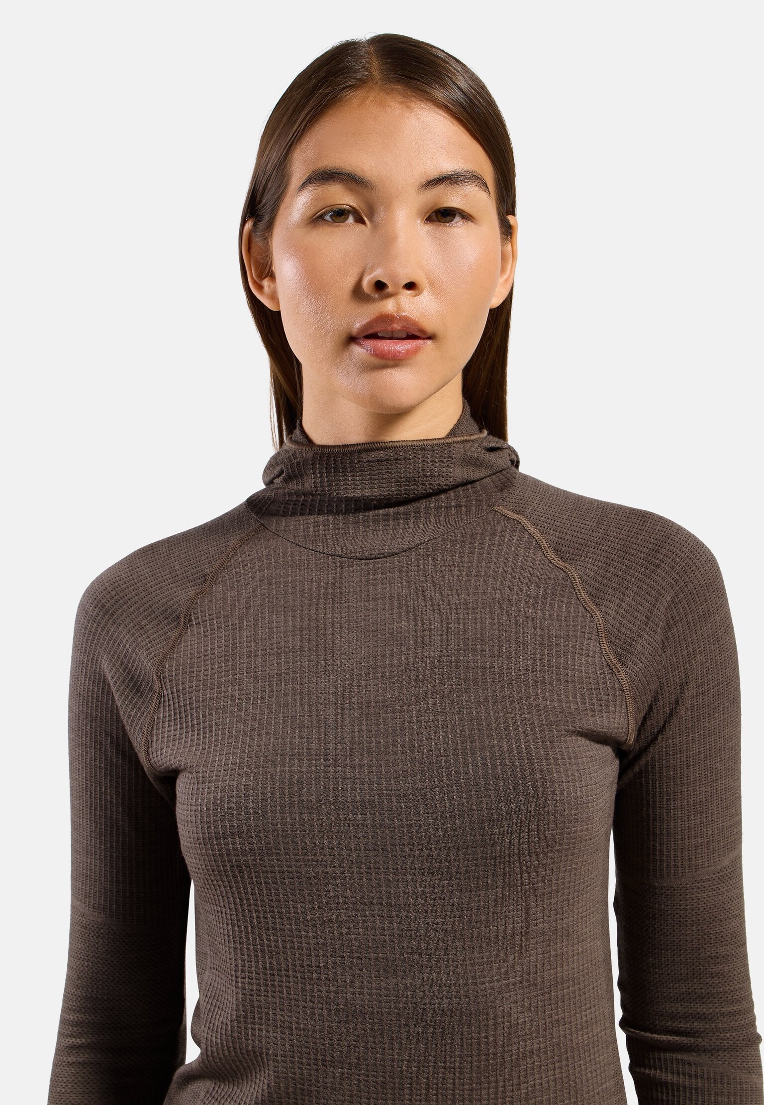 Seamless Performance Wool Base Layer with Facemask