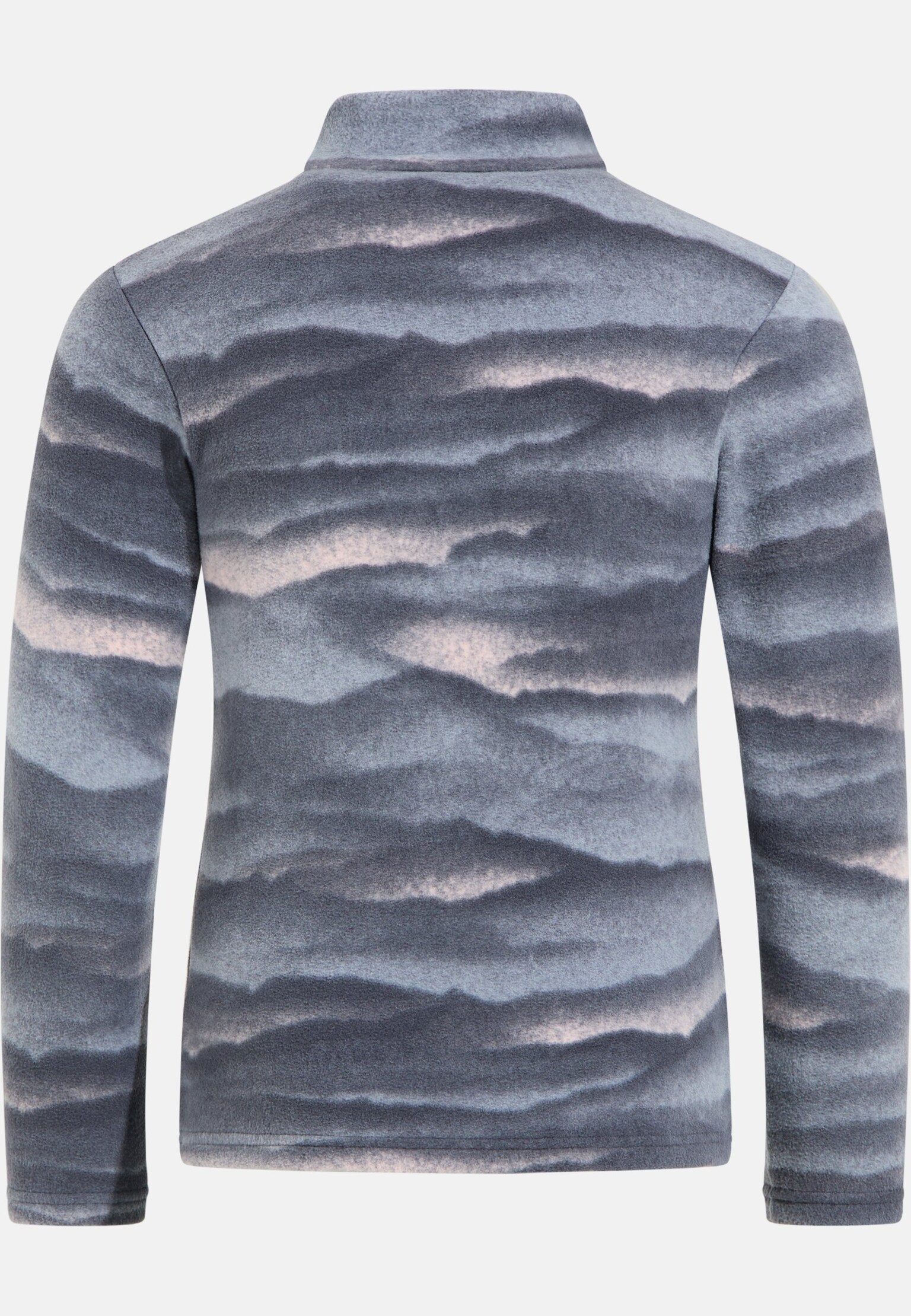 The Roy kids' graphic half-zip mid layer