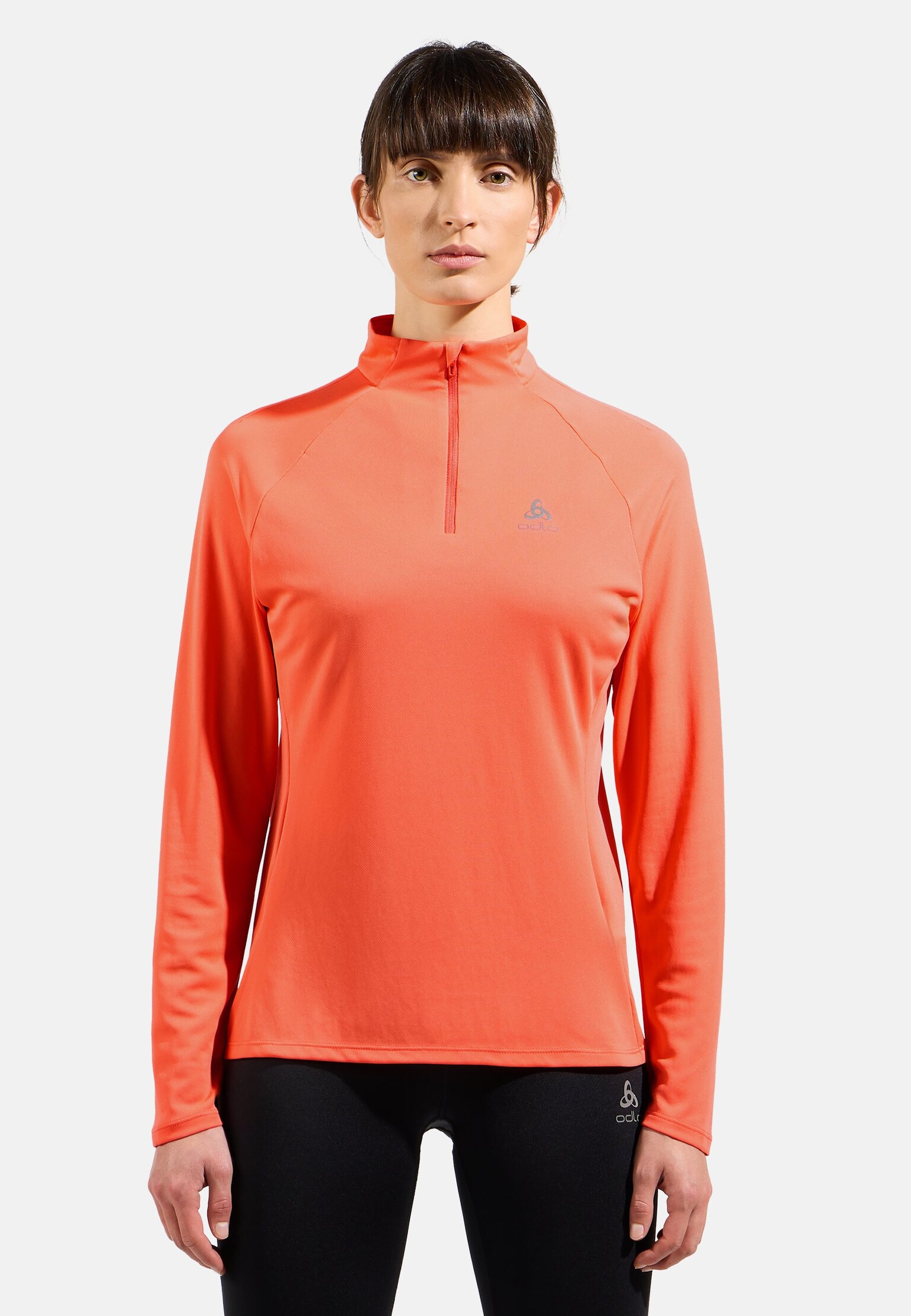 The women's Essentials half-zip running mid layer