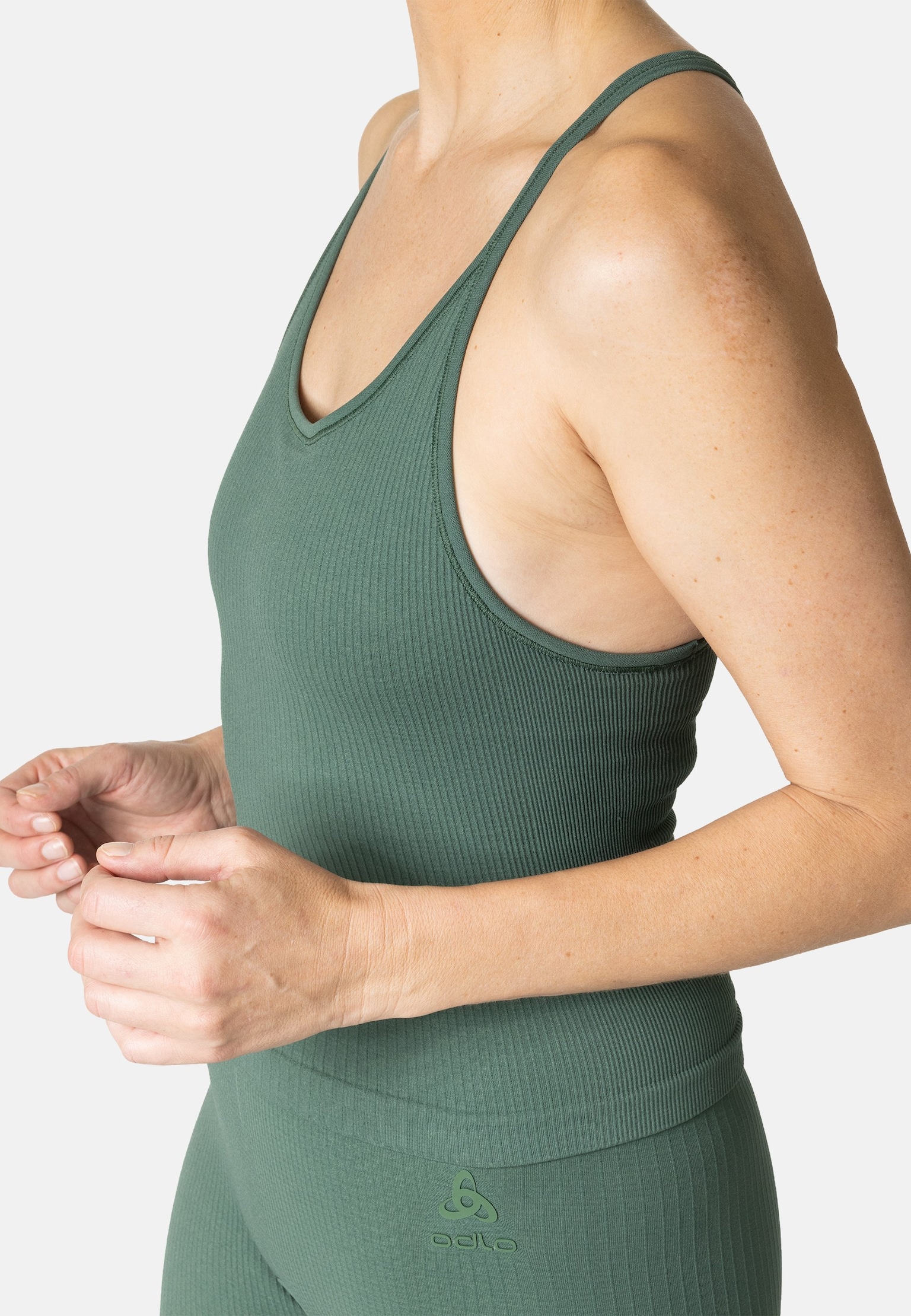 Active 365 2-In-1 Seamless Running Crop Tank