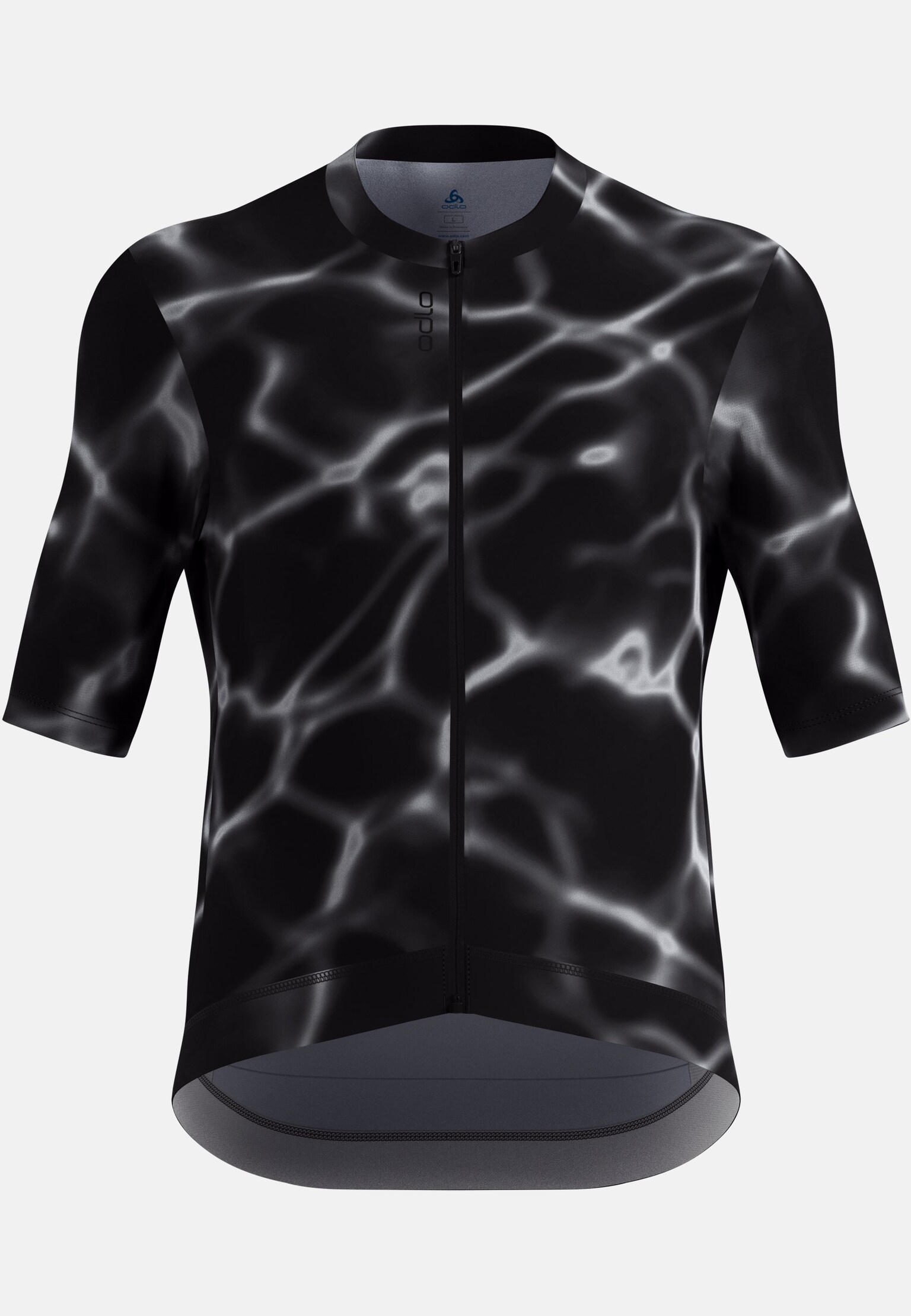 Maglia da ciclismo a zip intera Zeroweight Pro Chill-Tec con stampa