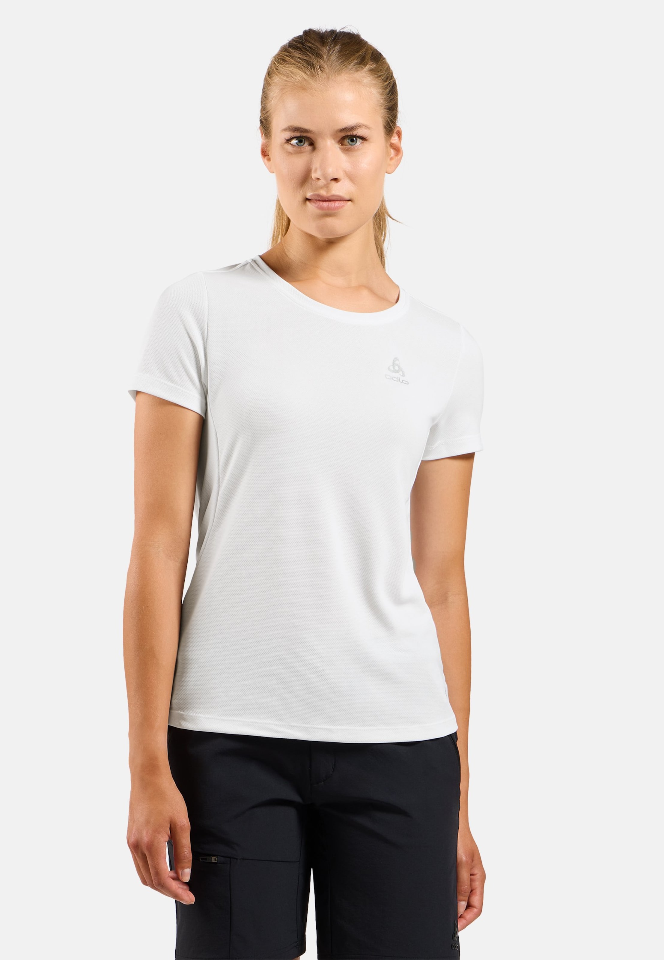 Odlo F-Dry T-Shirt für Damen, S, weiss