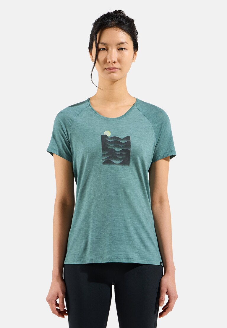 Ascent Performance Wool 130 sunset t-shirt
