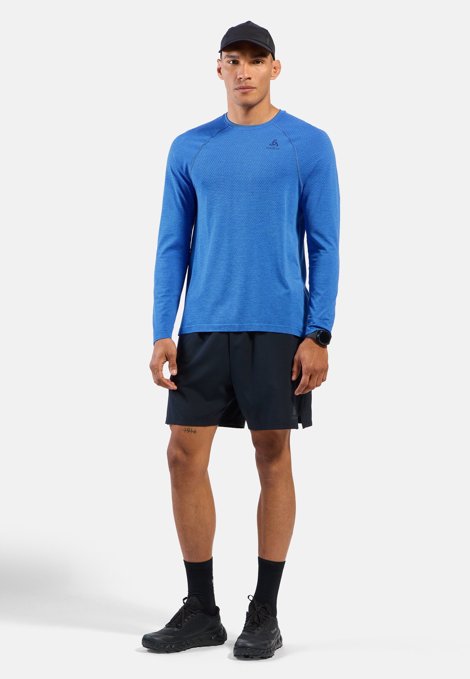 Essentials naadloos hardloopshirt met lange mouwen 2.0