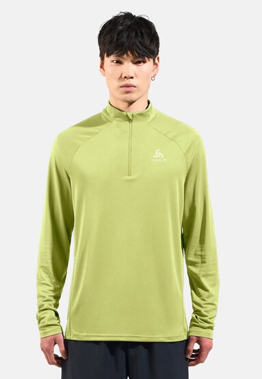 Mid layer da corsa Essentials con mezza zip da uomo