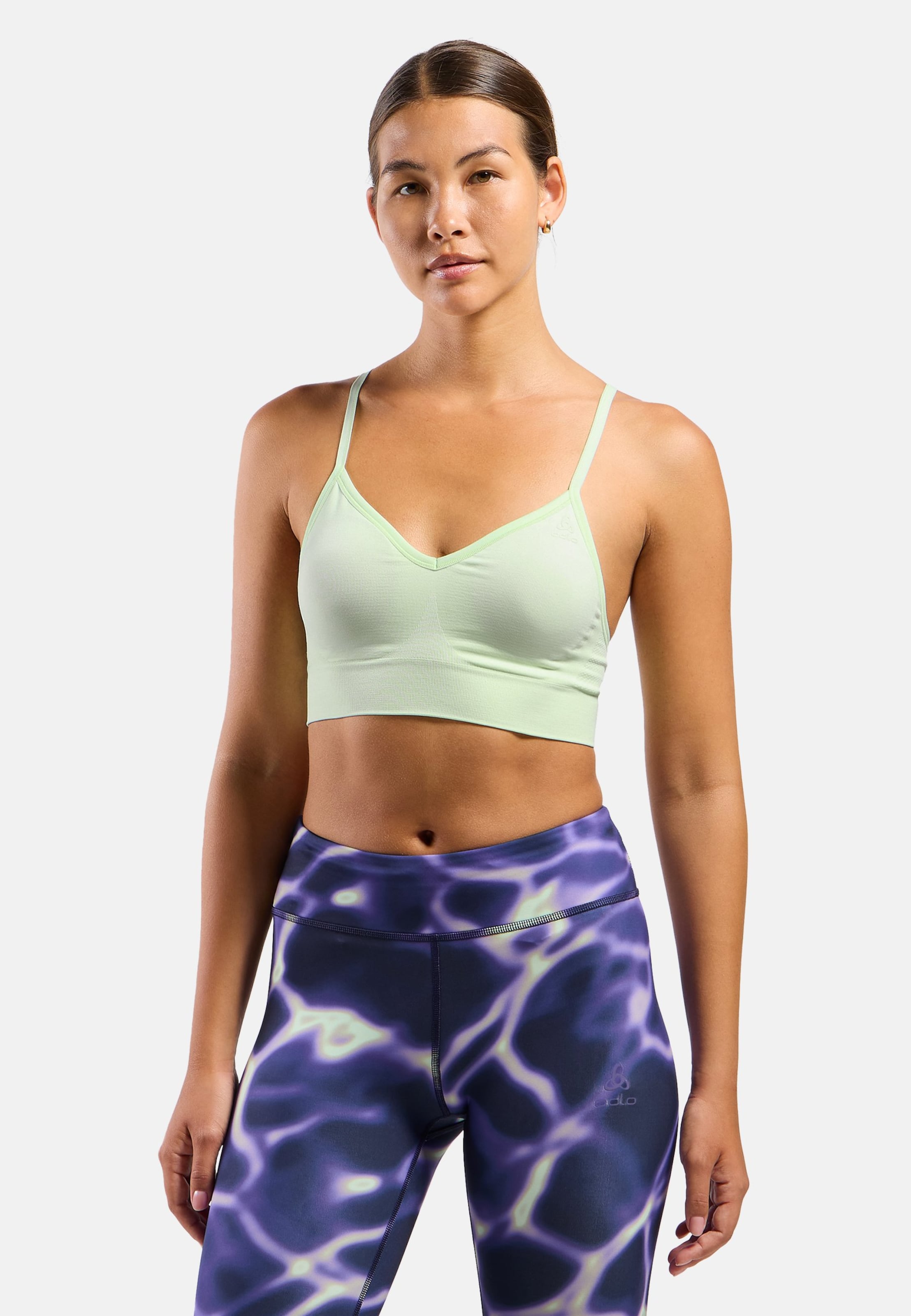 Odlo Seamless Sport-BH mit sanftem Halt für Damen, L, grün