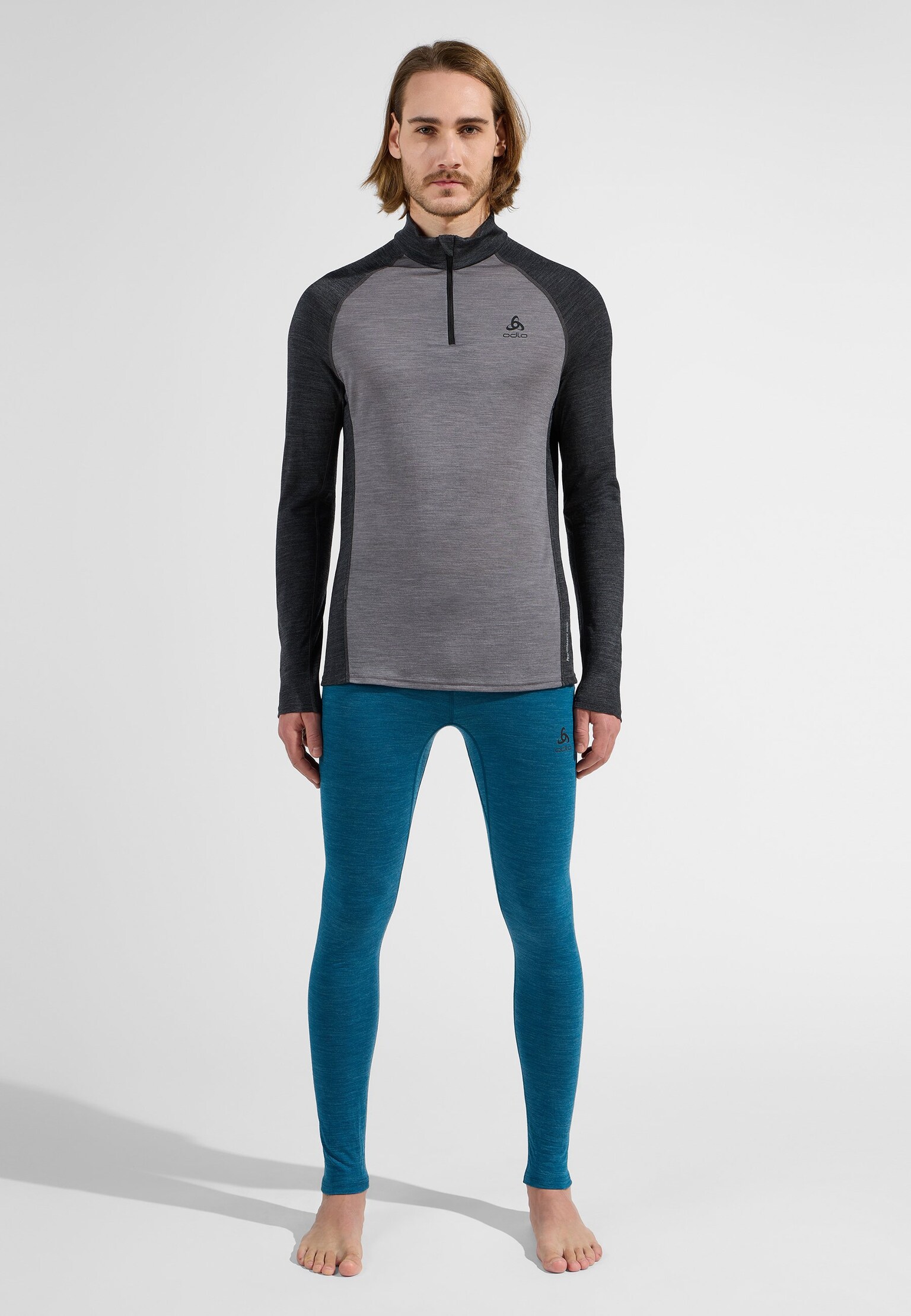 Base layer a mezza zip Performance Wool 150